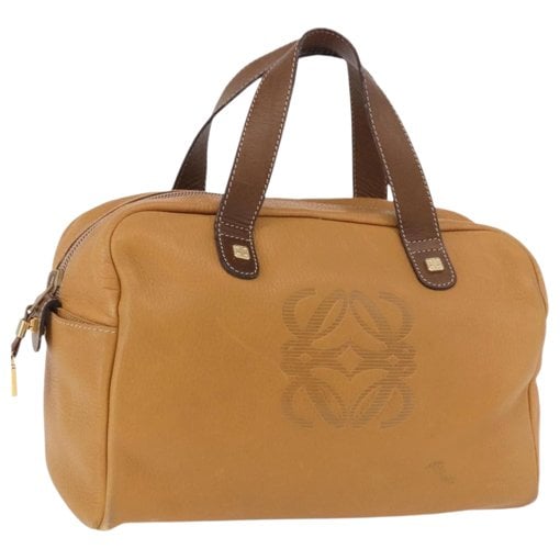 Anagram leather handbag
