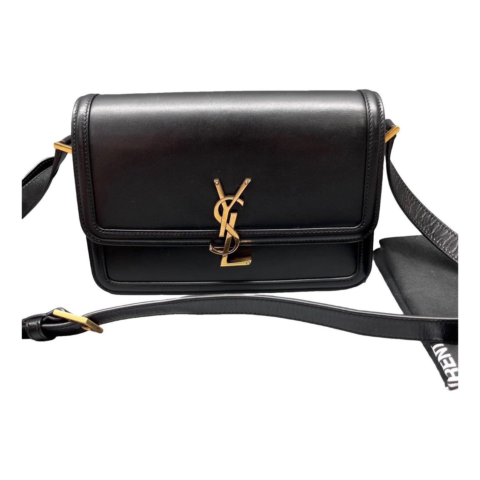 Solférino leather handbag