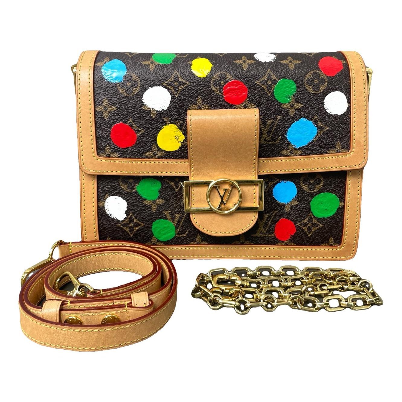 Dauphine leather handbag