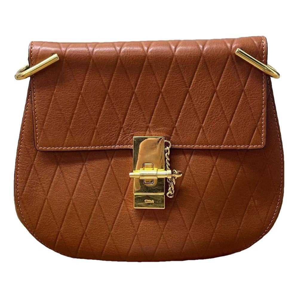 Drew leather handbag