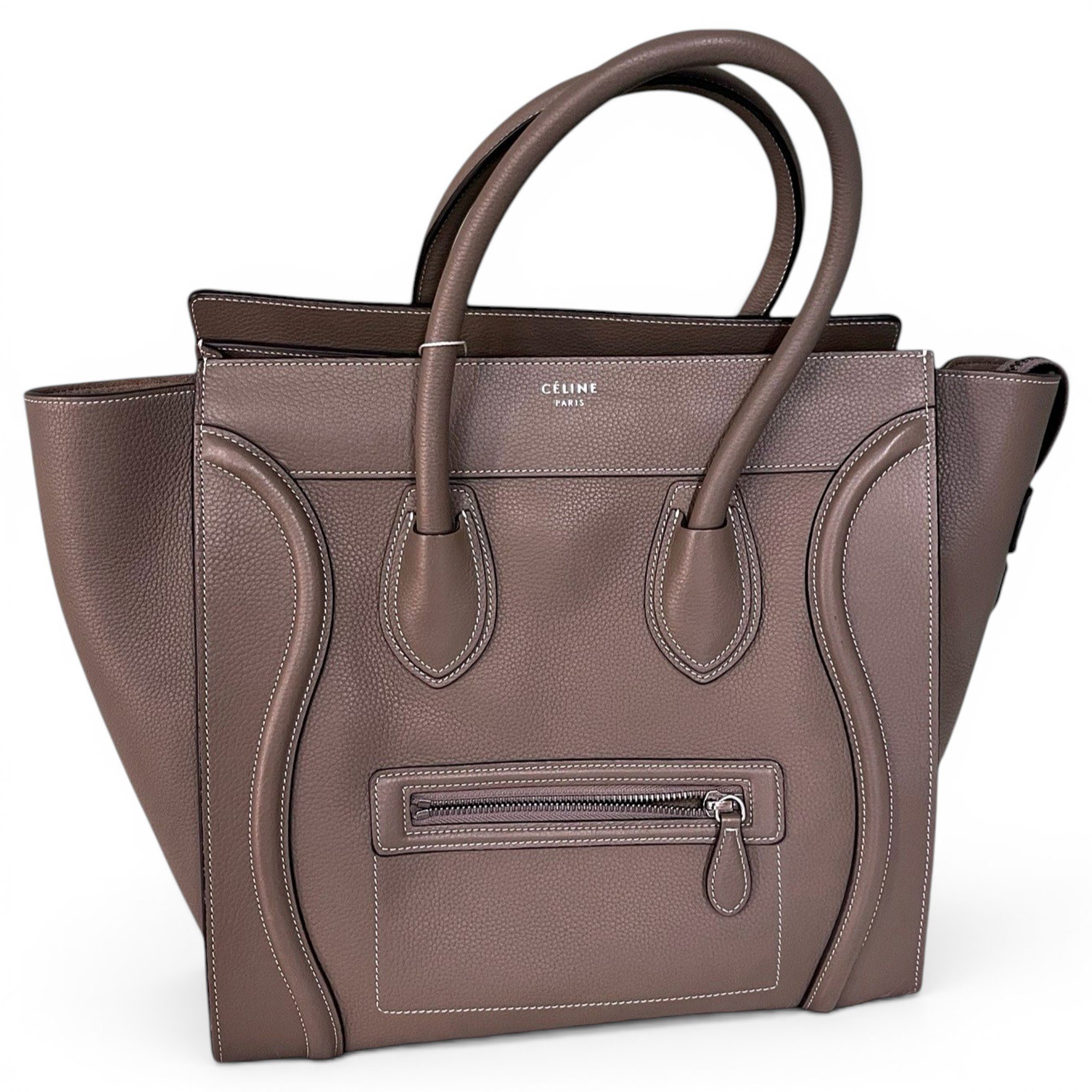 Luggage leather handbag