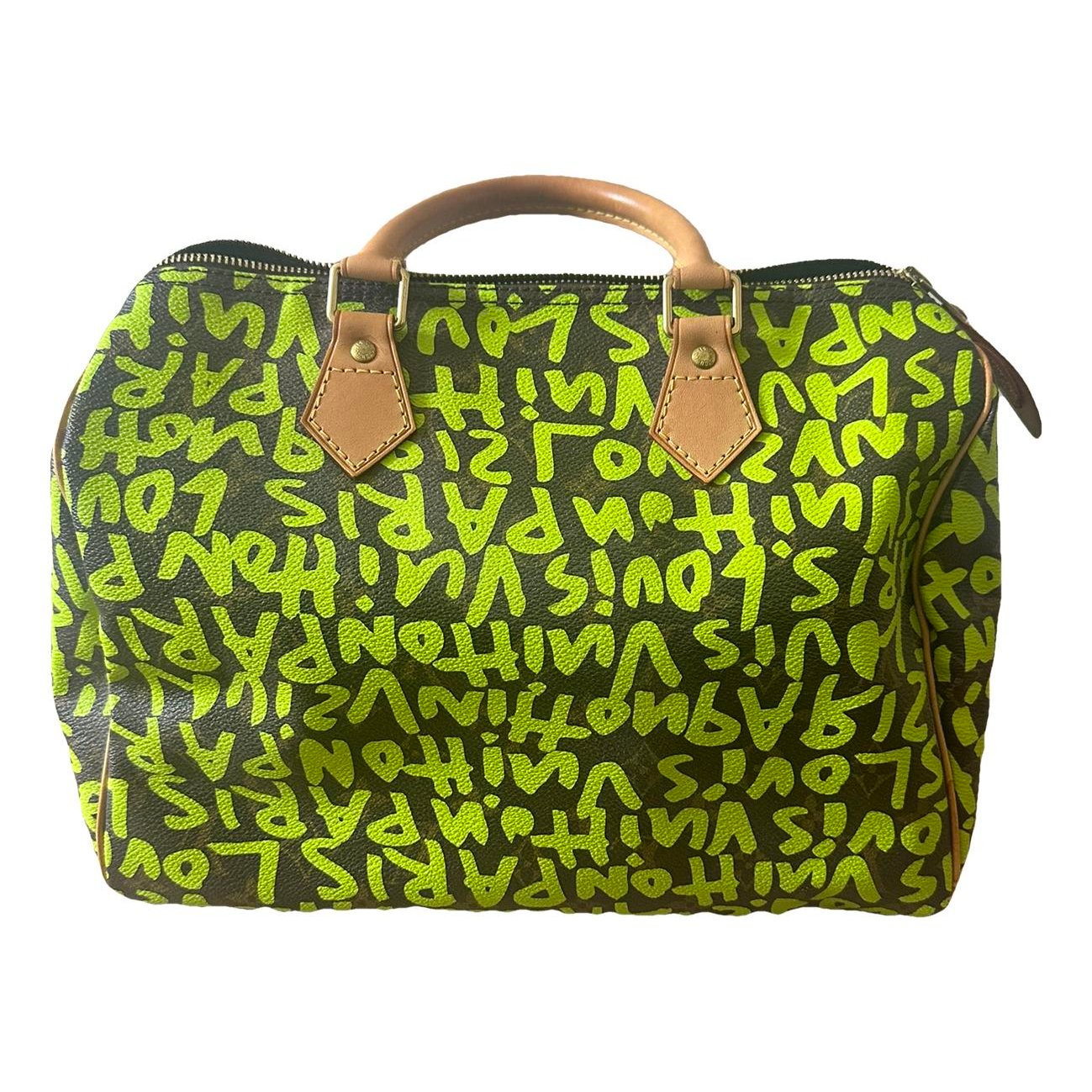 Speedy leather handbag