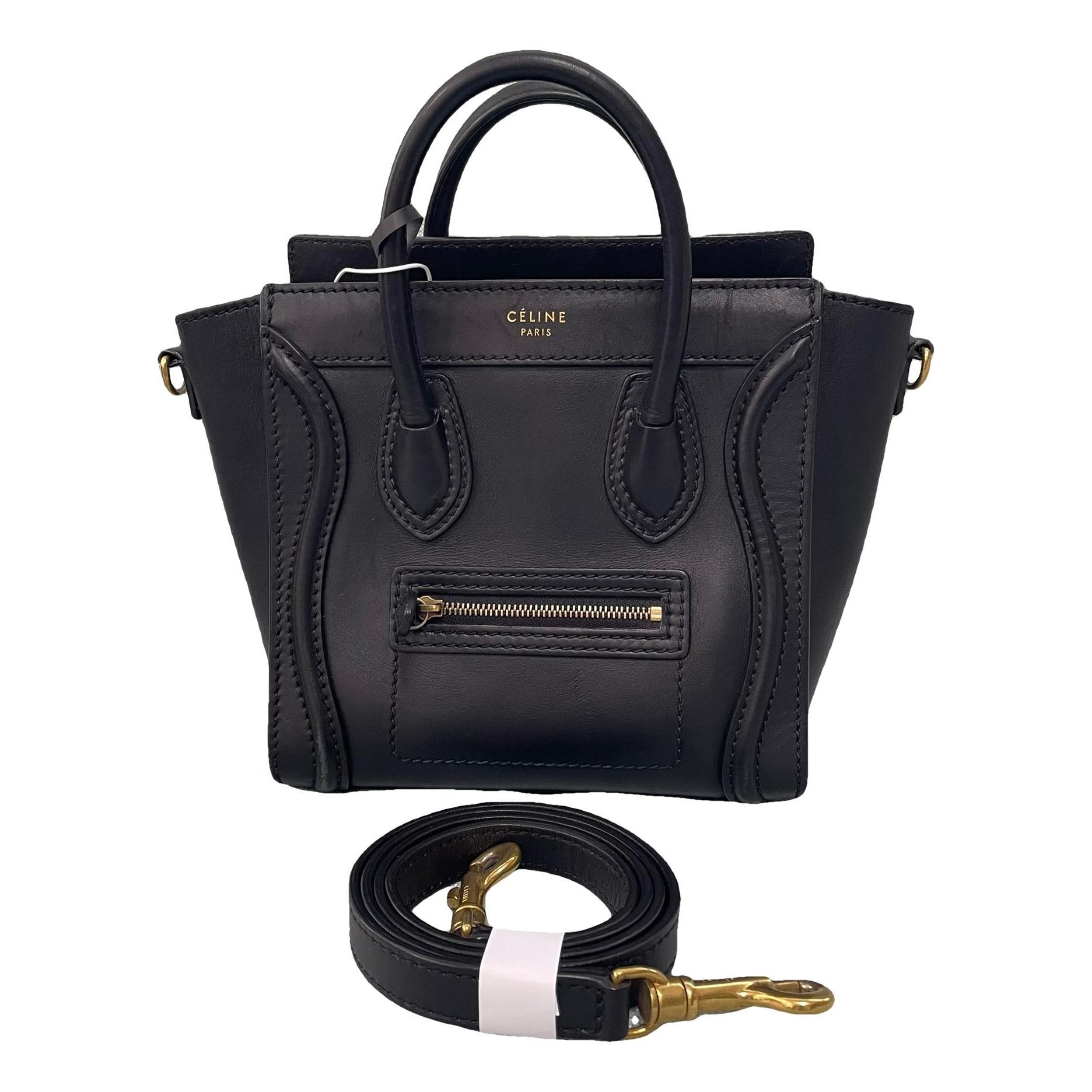 Nano Luggage leather handbag