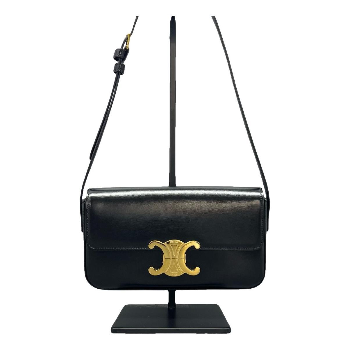 Triomphe Long leather handbag