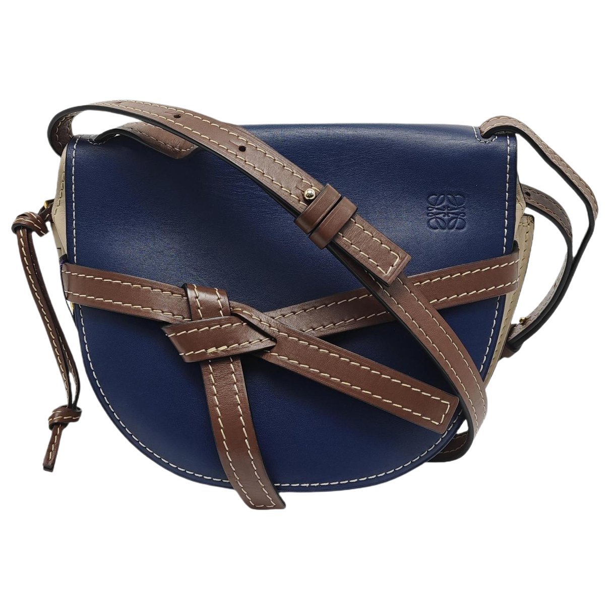 Gate leather crossbody bag