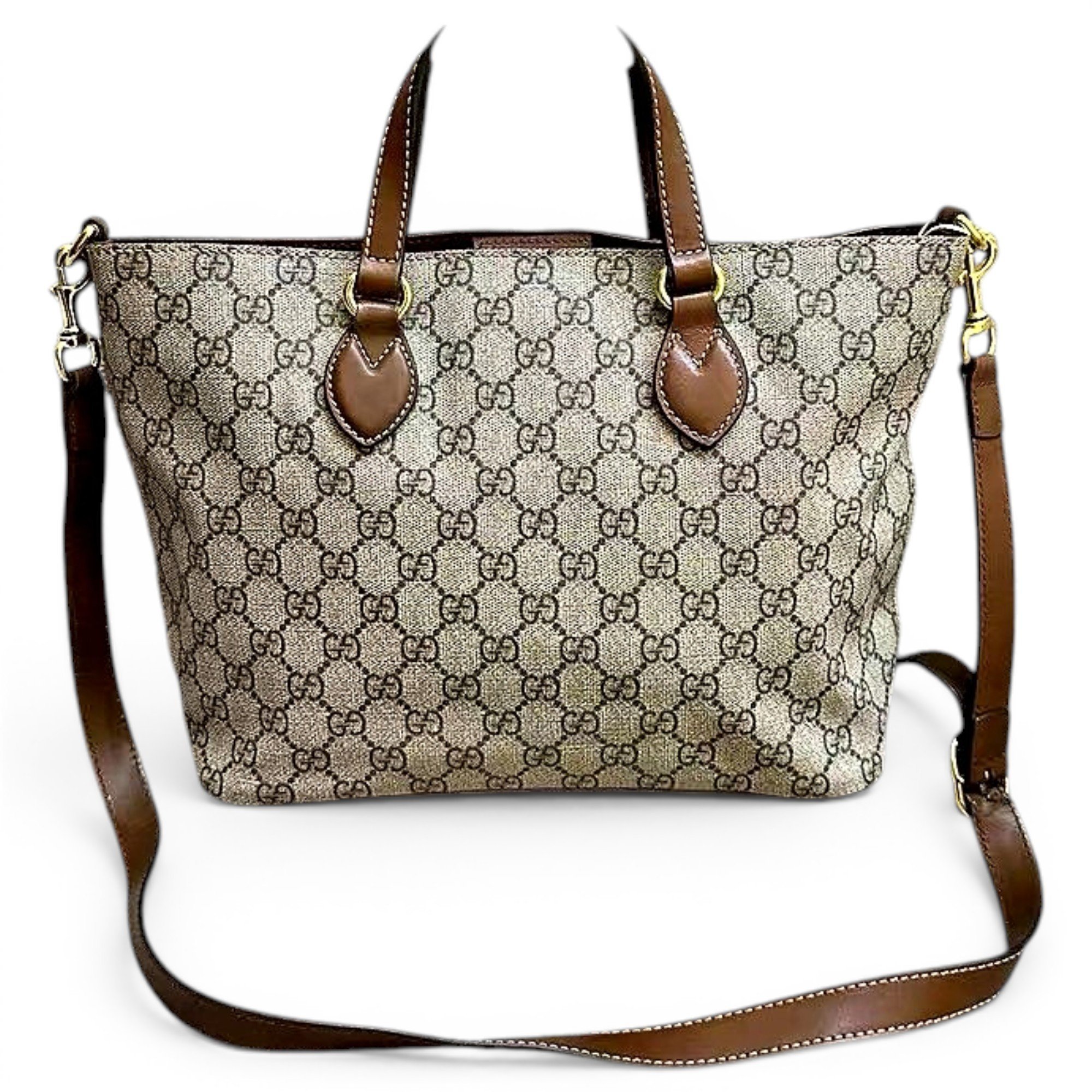 Leather tote