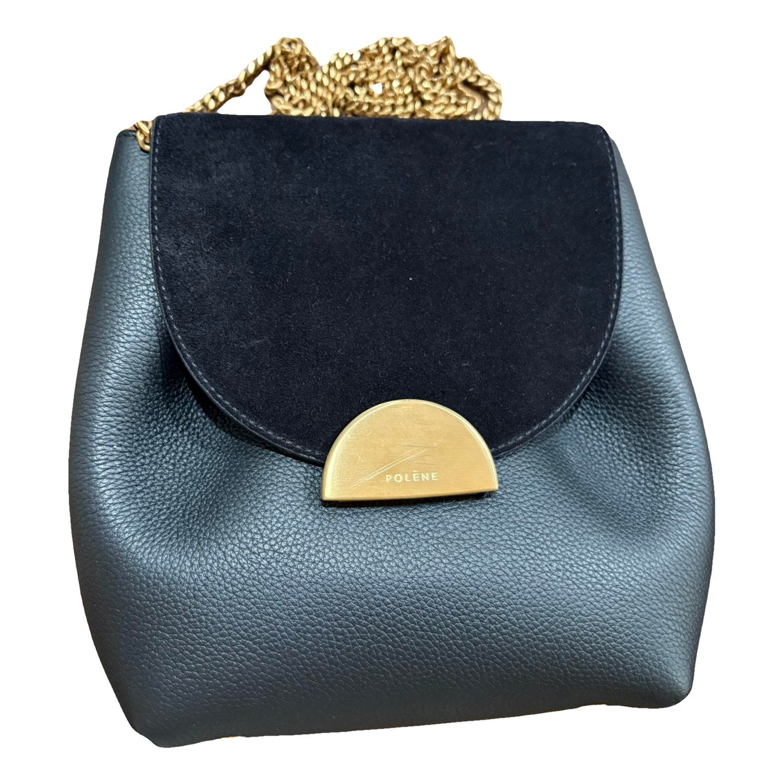 Polene Numéro un mini leather crossbody bag