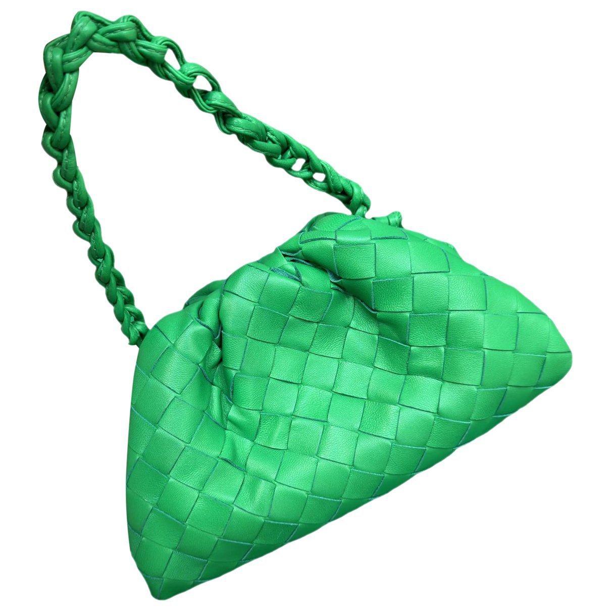 Pouch leather crossbody bag