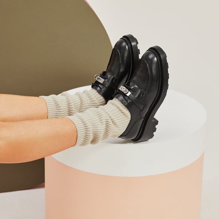 Noir First Oxford Shoe