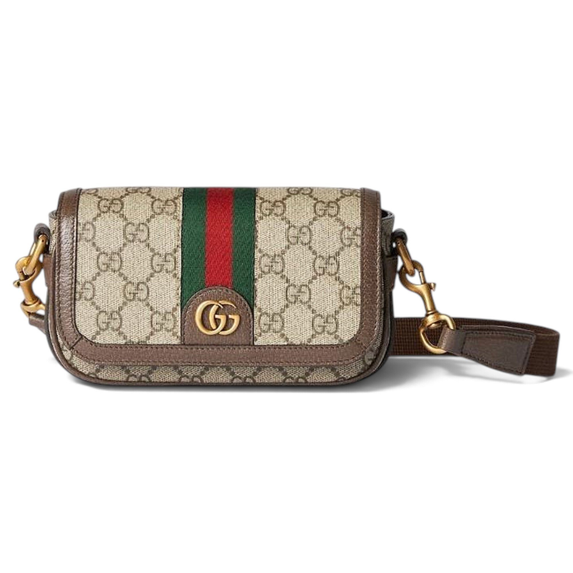 Ophidia leather crossbody bag