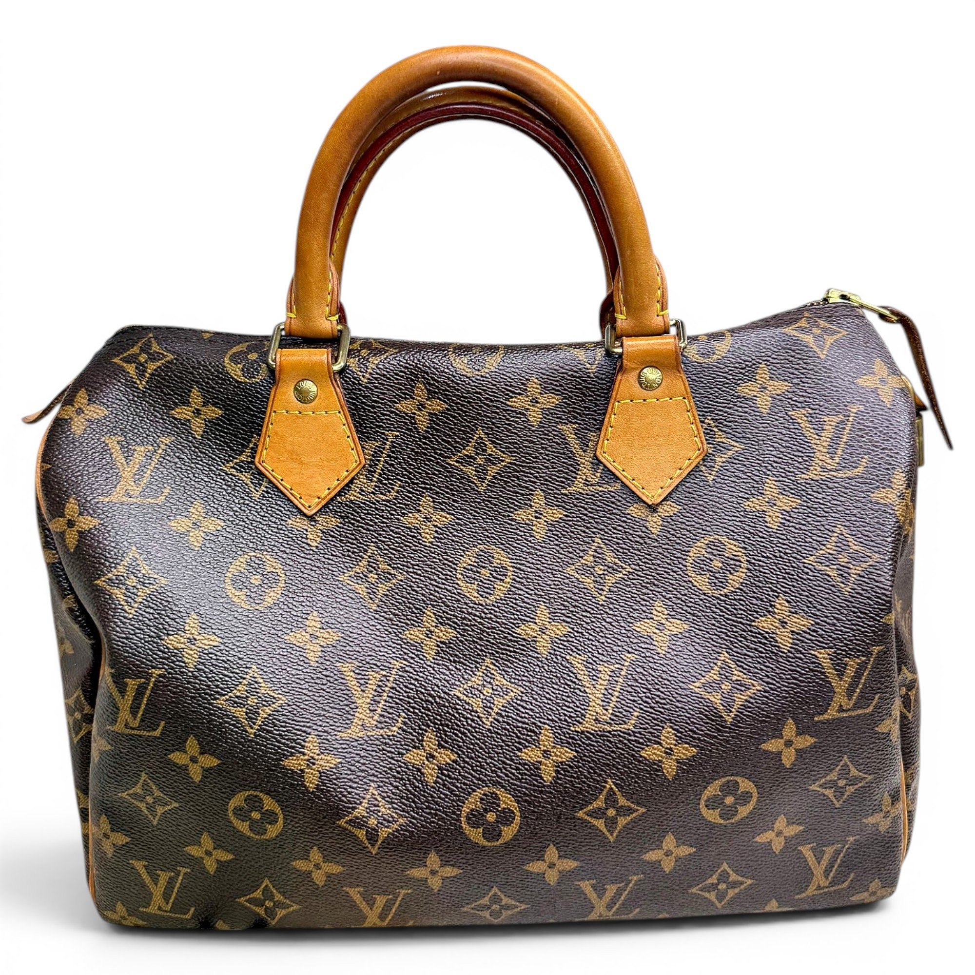 Speedy leather handbag