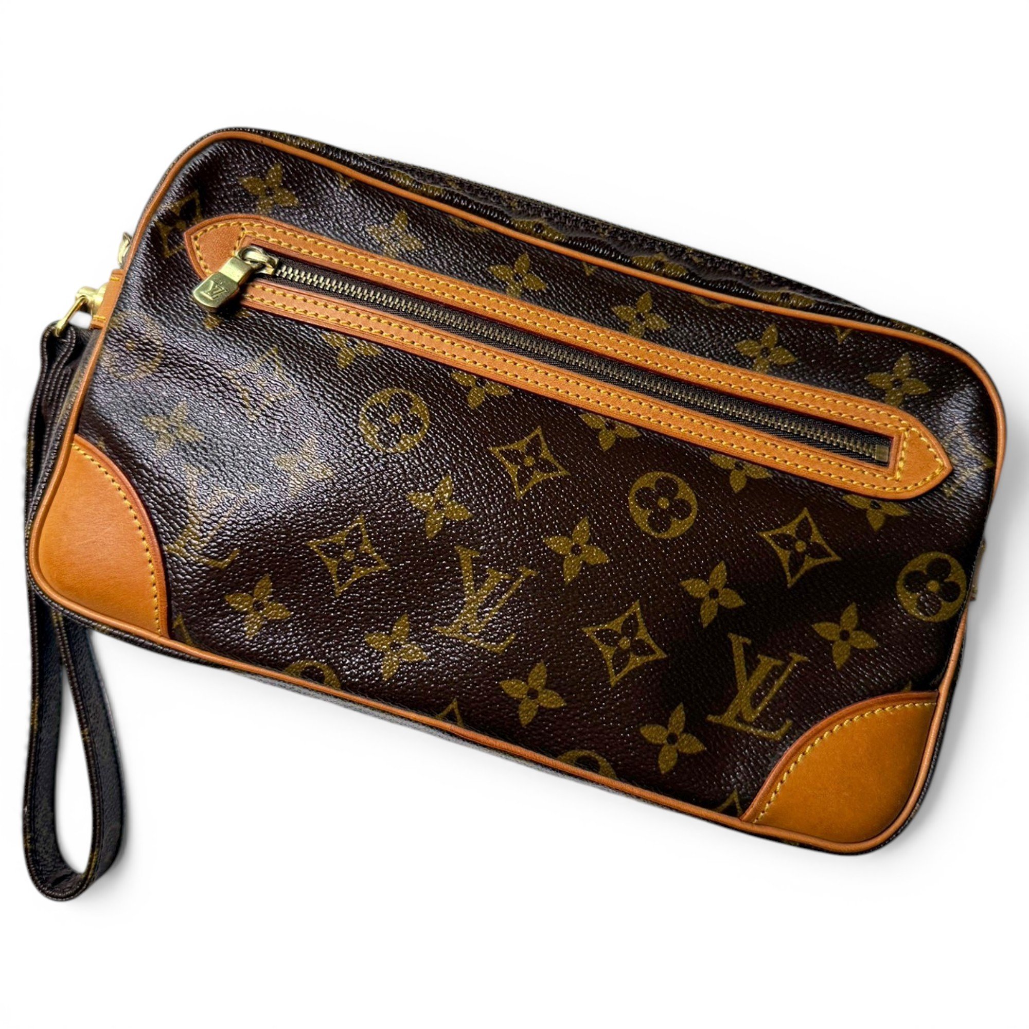 Marly Dragonne leather clutch bag