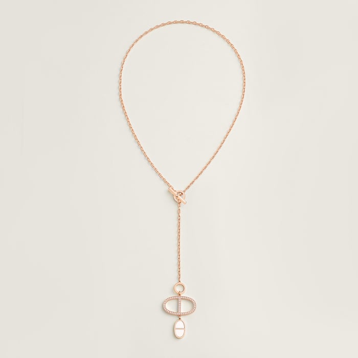 Sans Coloris Chaine d'Ancre Verso Pendant, Large Model