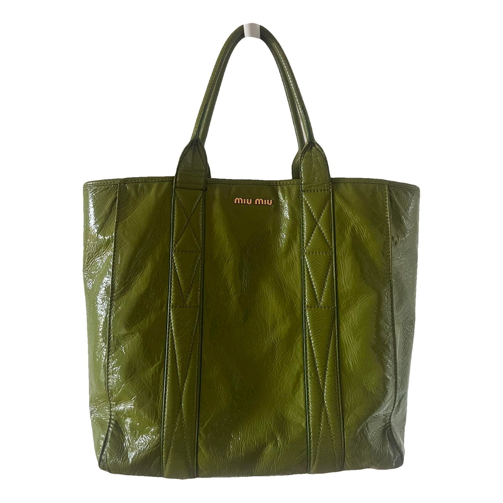 Miu Miu Patent leather tote