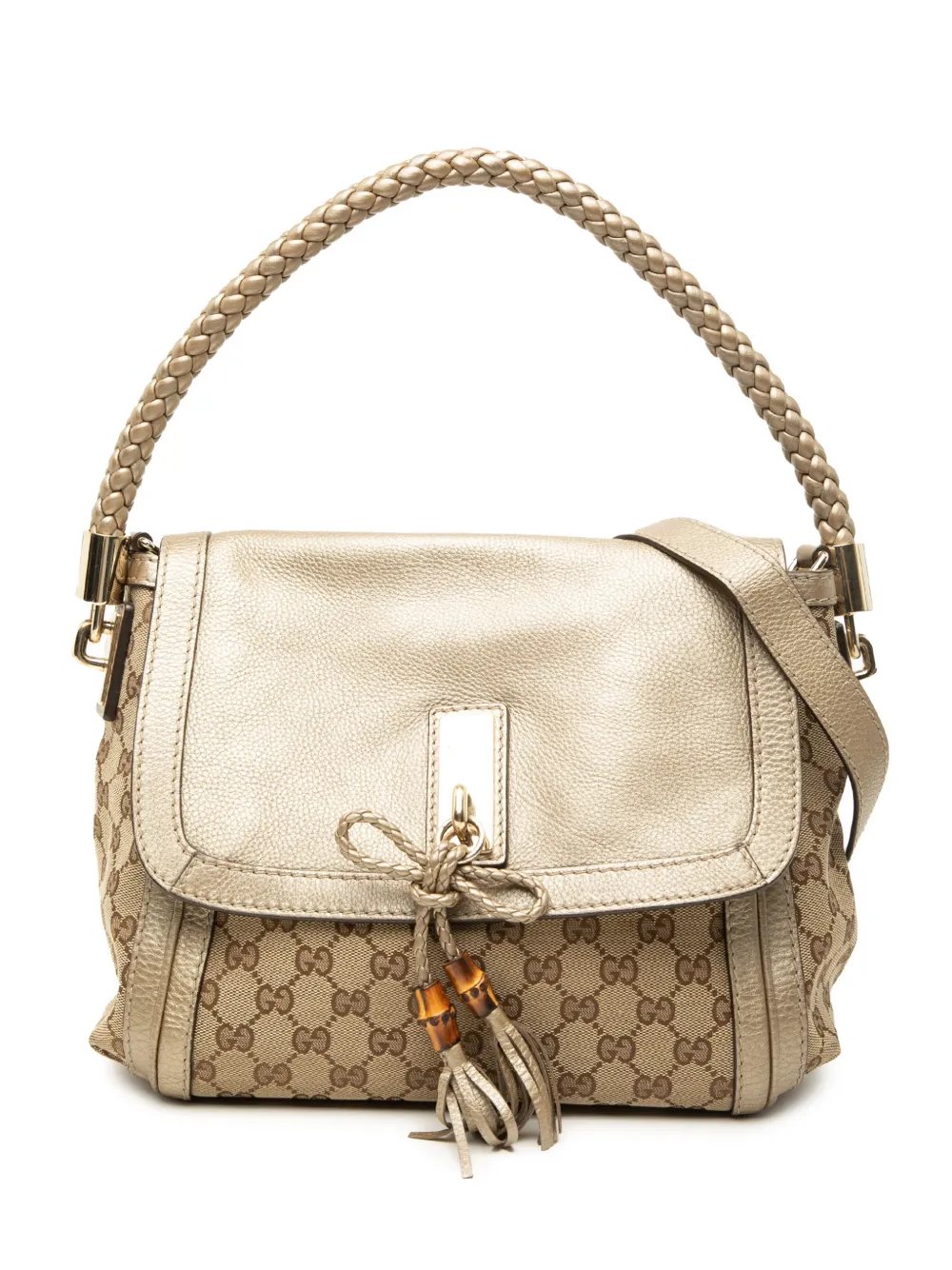 2000-2015 GG Canvas Bella Flap satchel