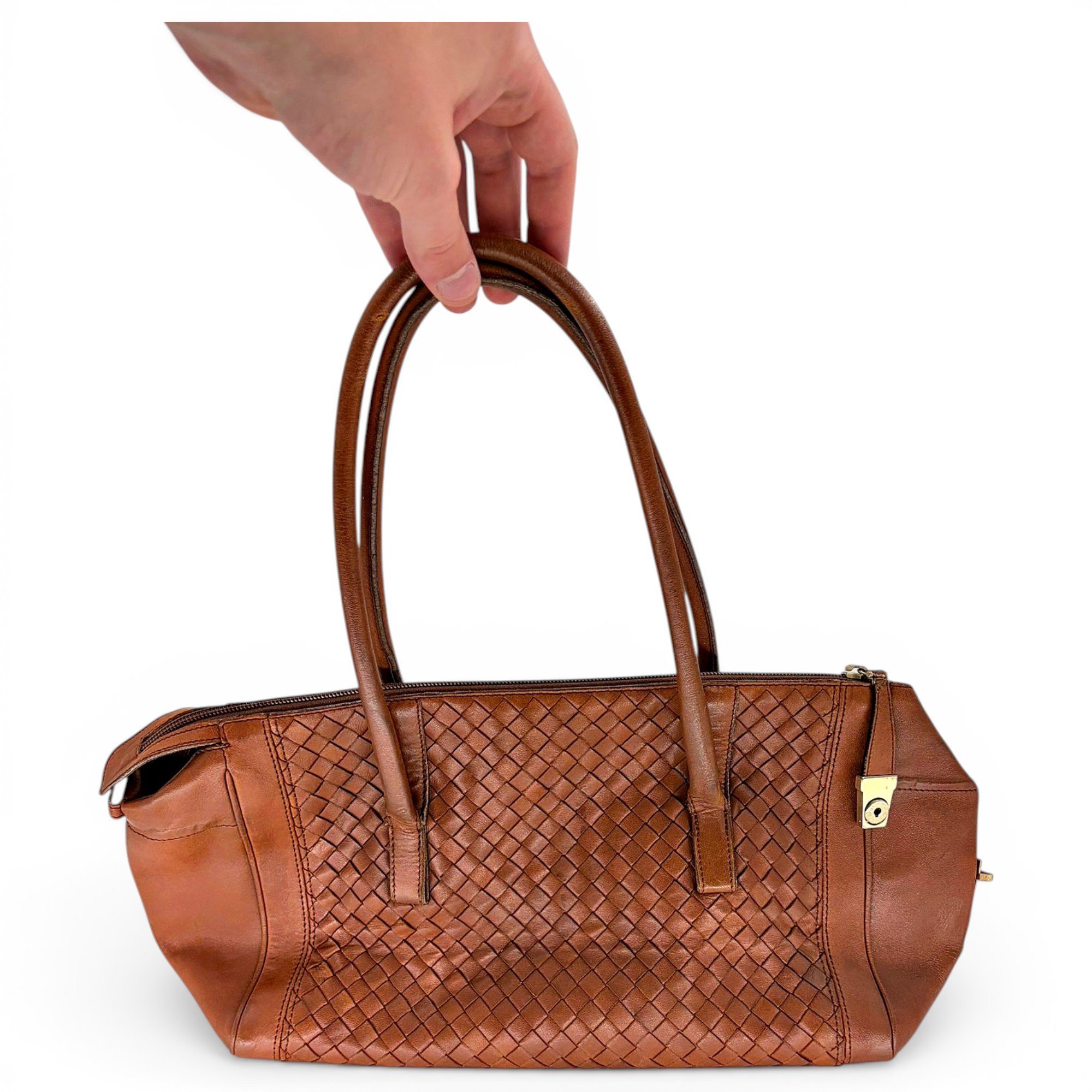 Leather handbag