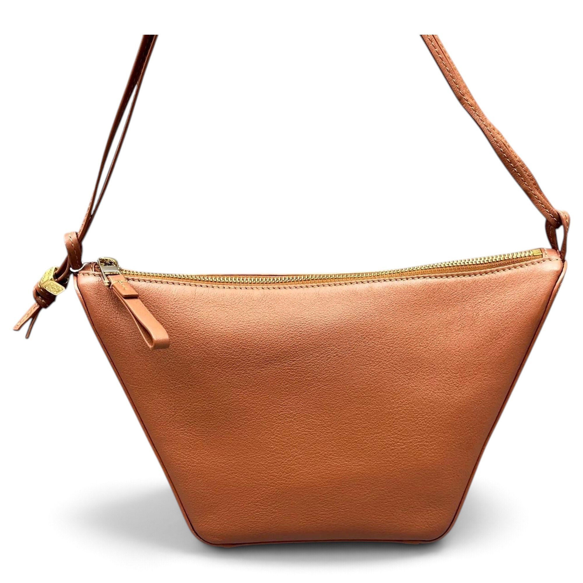 Hammock leather handbag