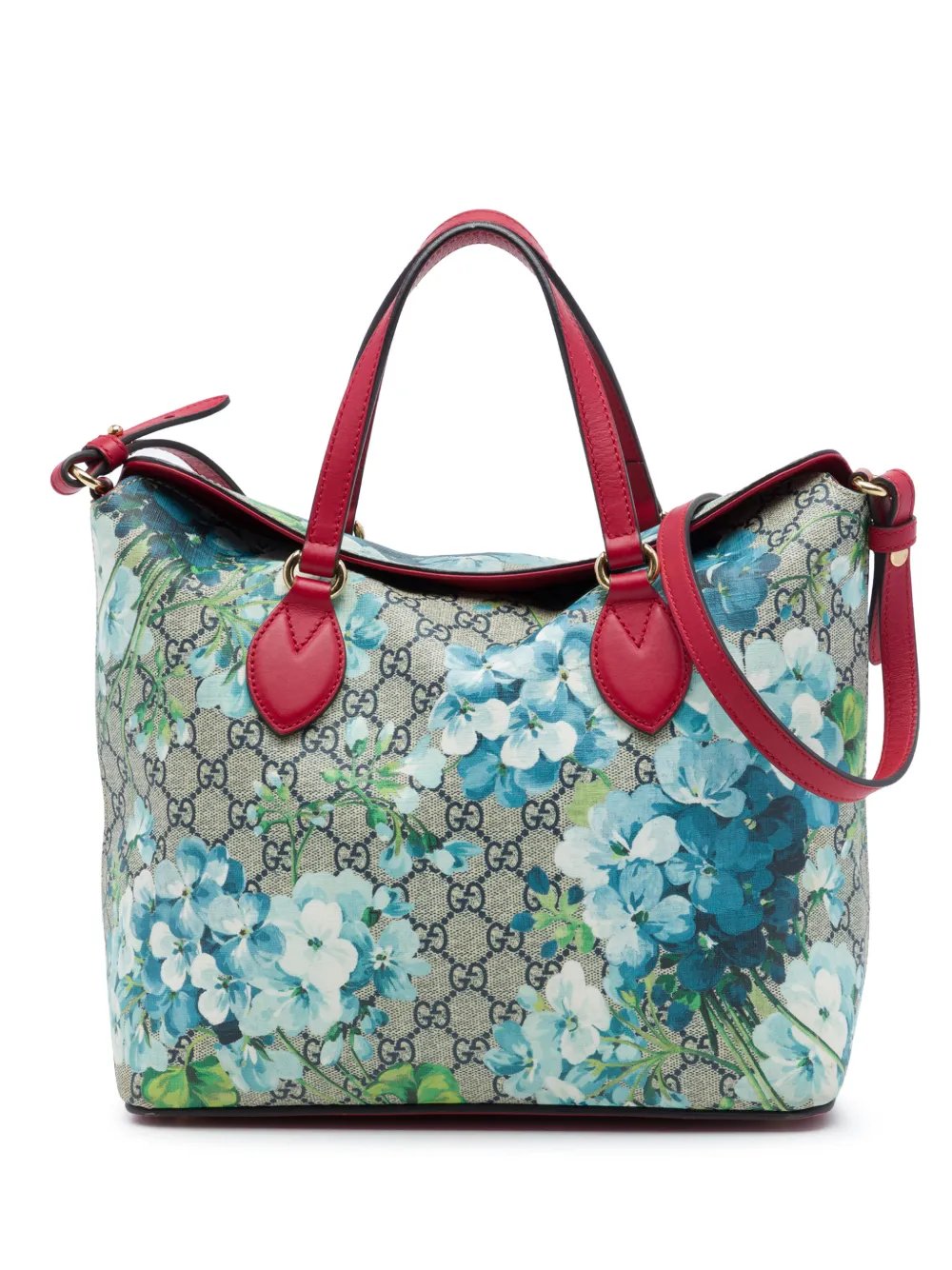 2016-2026 GG Supreme Blooms Linea A Fold Over Tote satchel