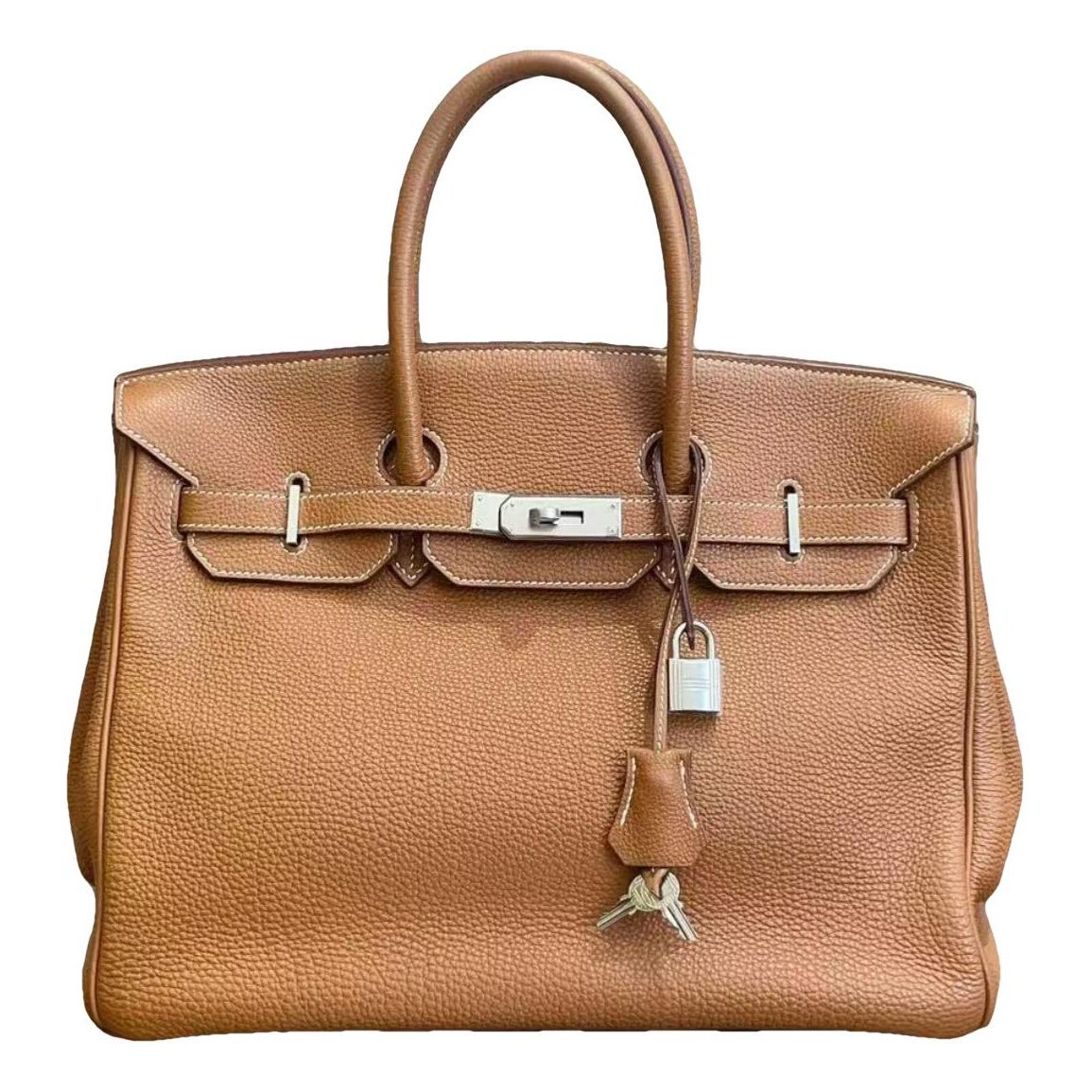 Birkin 35 leather handbag