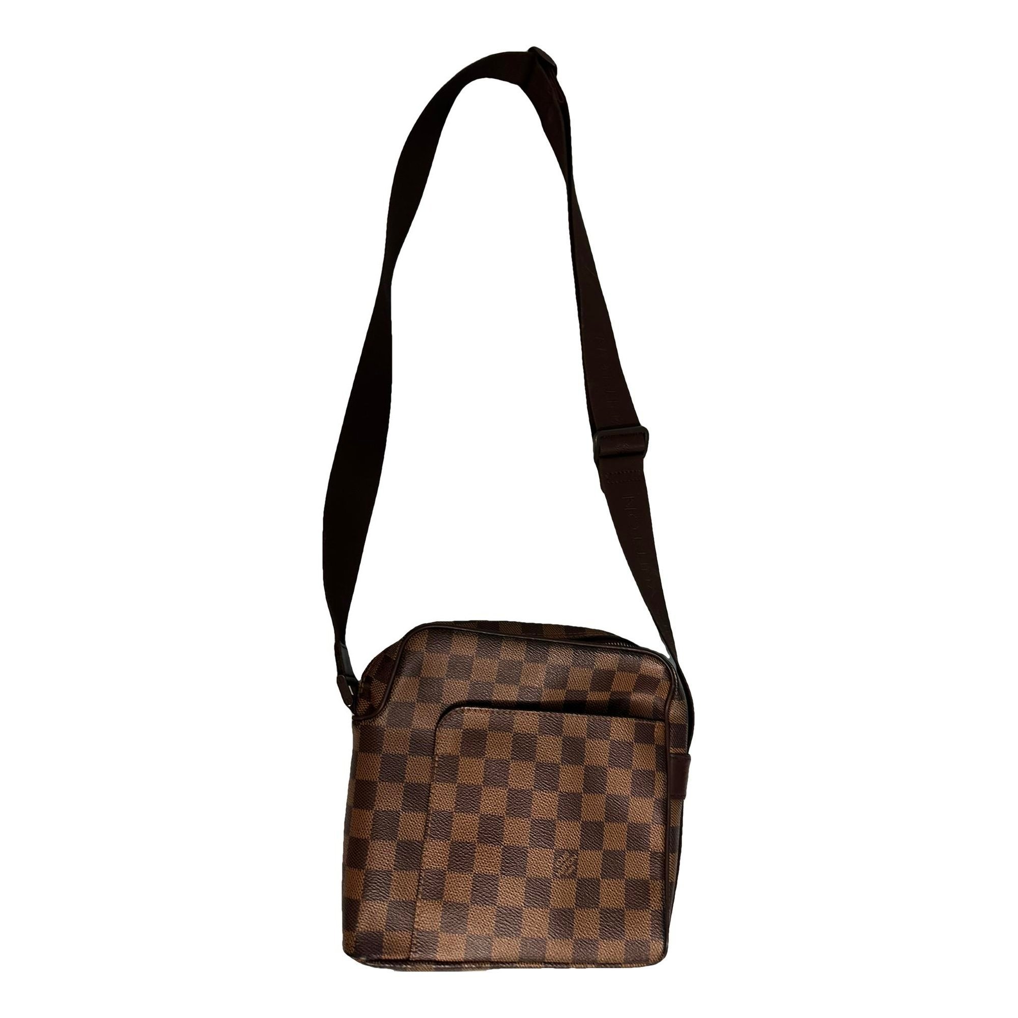Leather clutch bag