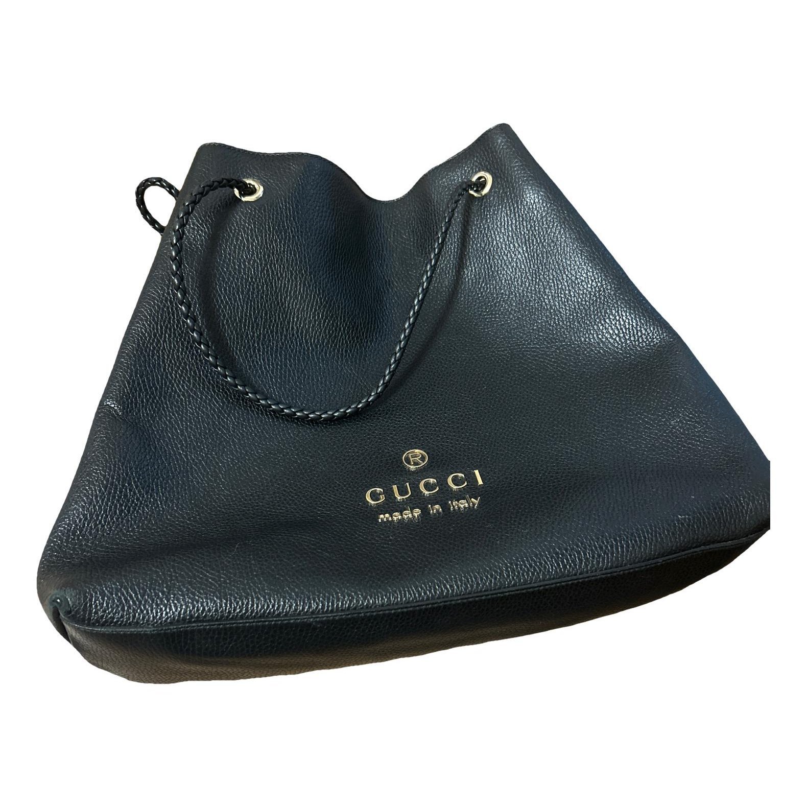 Leather tote