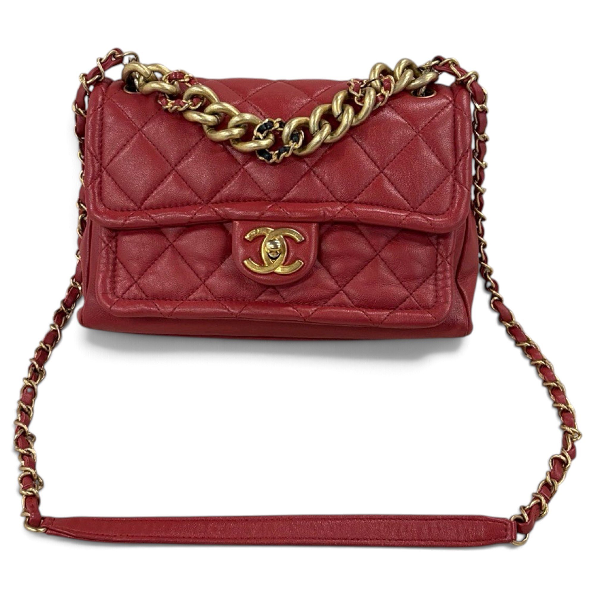 Coco Handle leather handbag