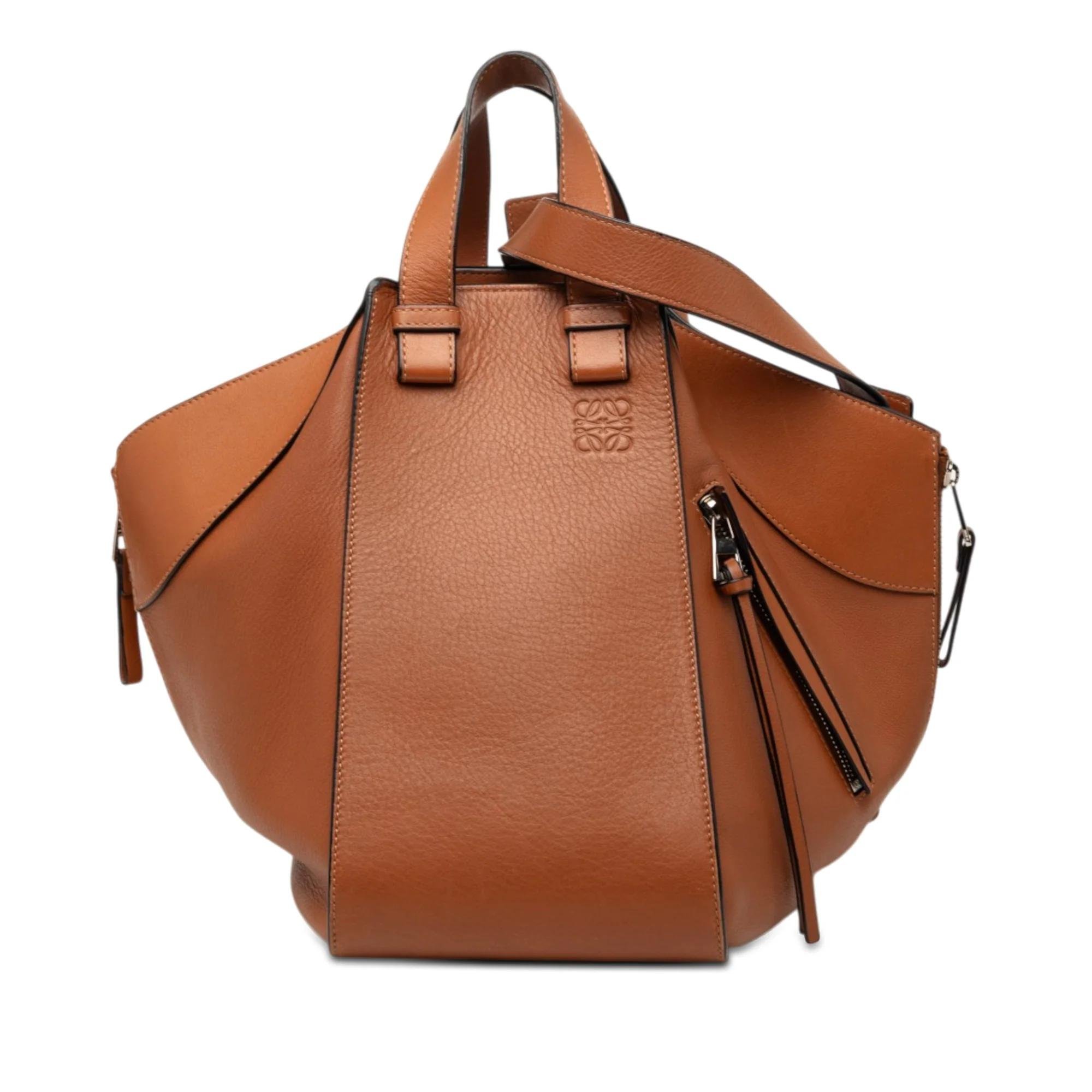 Hammock leather satchel