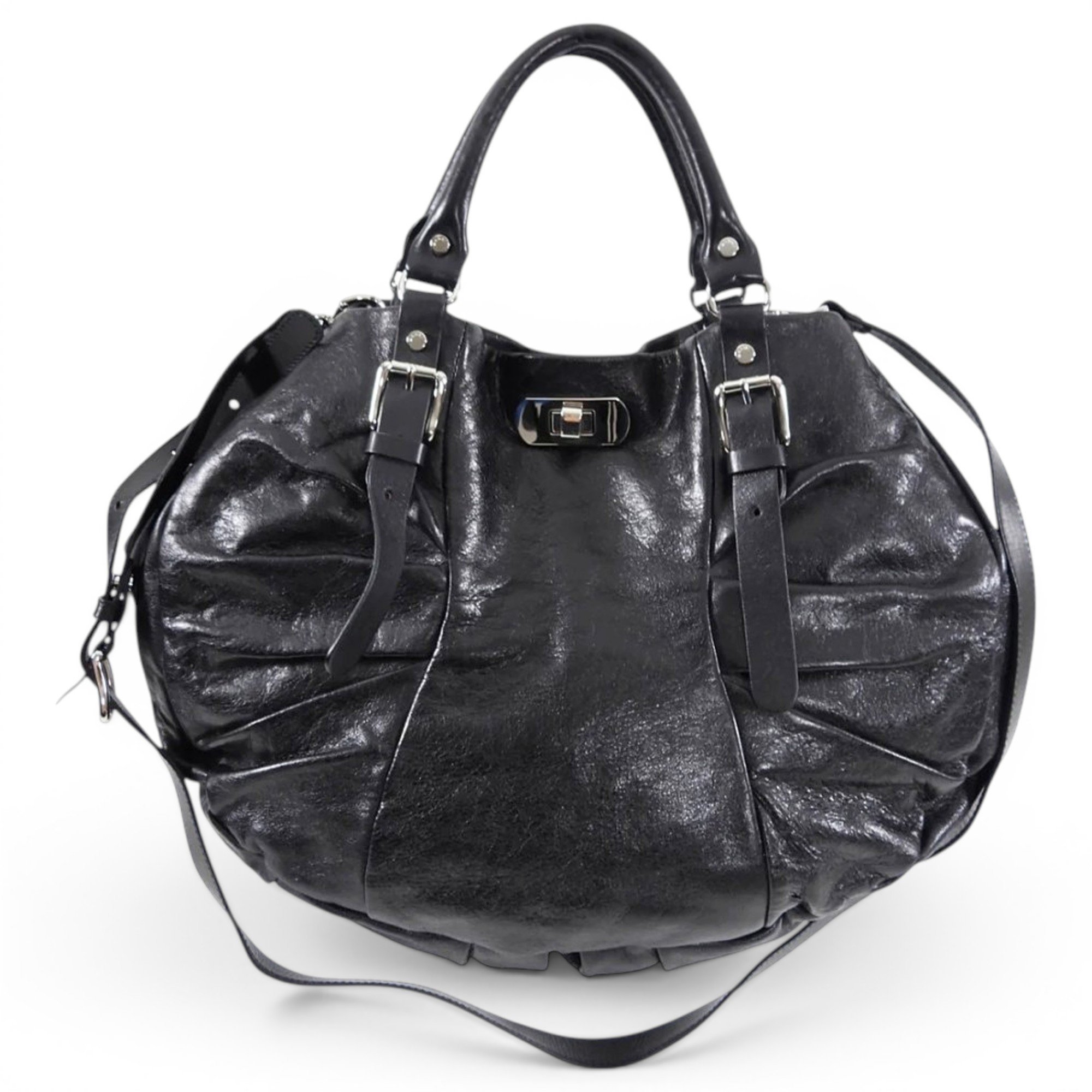 Leather handbag