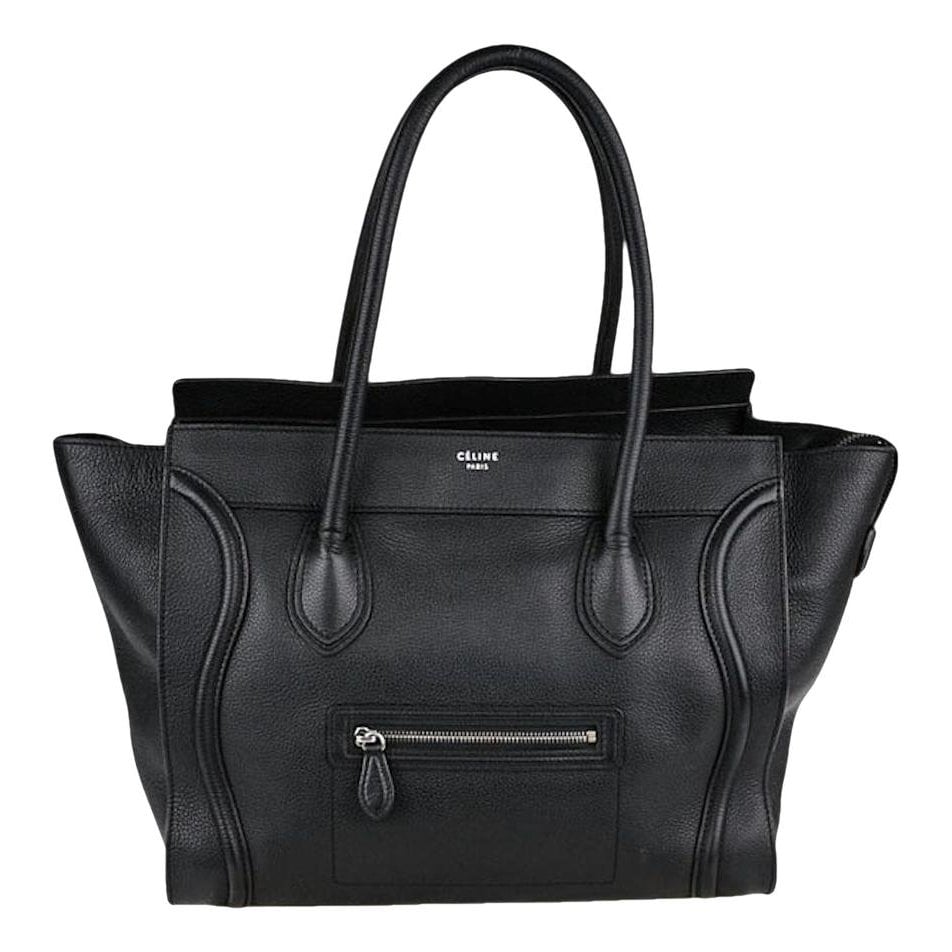 Luggage leather tote