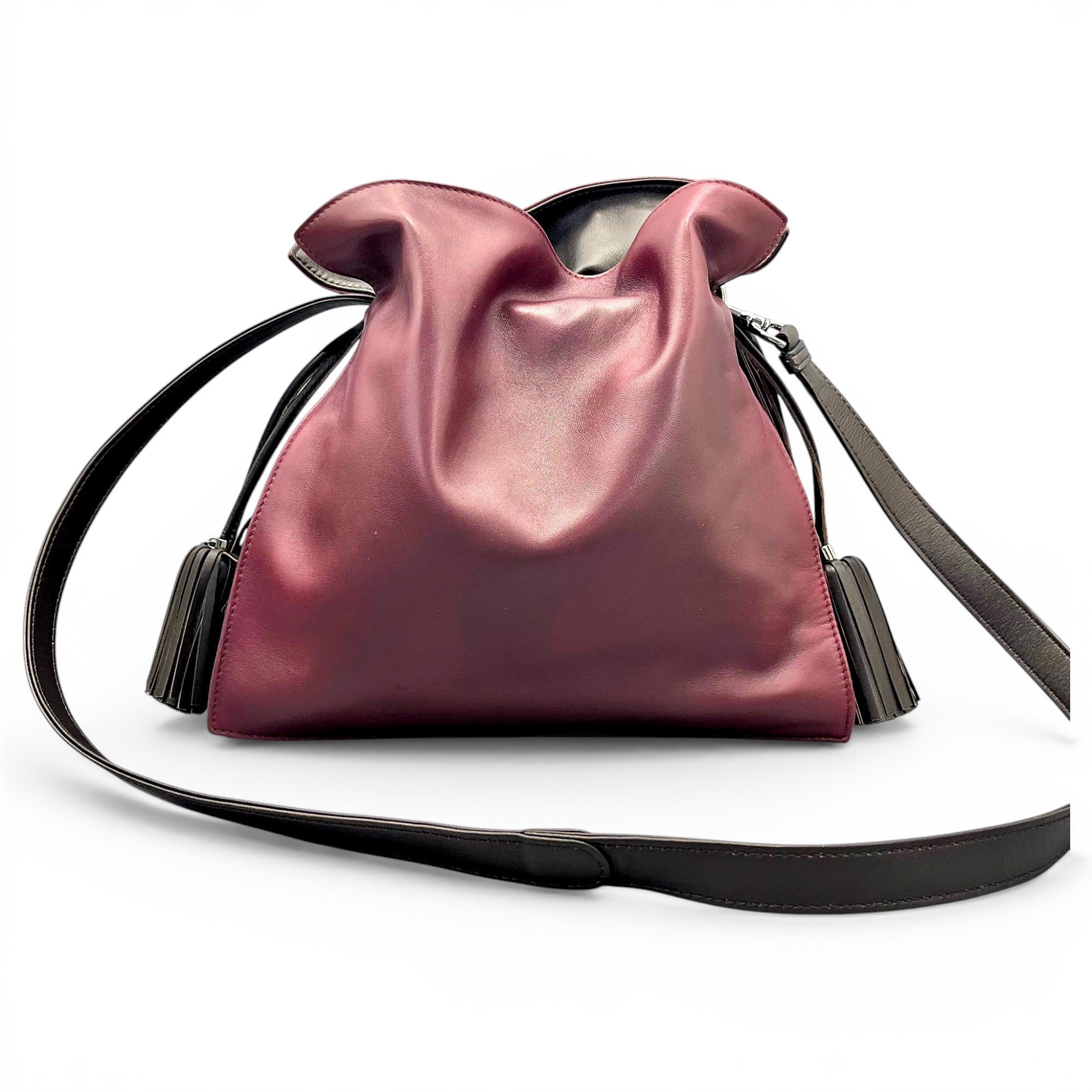 Flamenco leather handbag