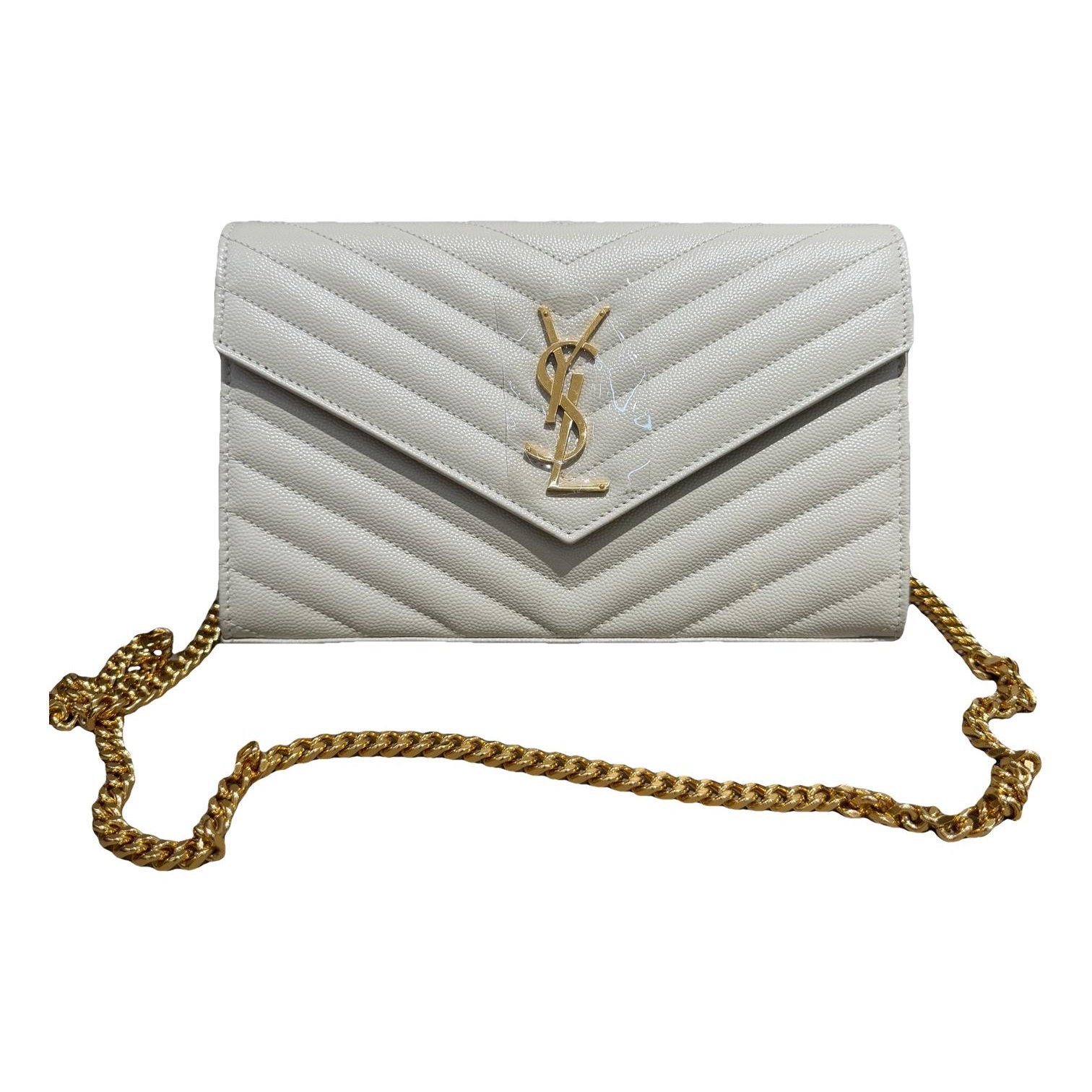 Portefeuille enveloppe leather handbag