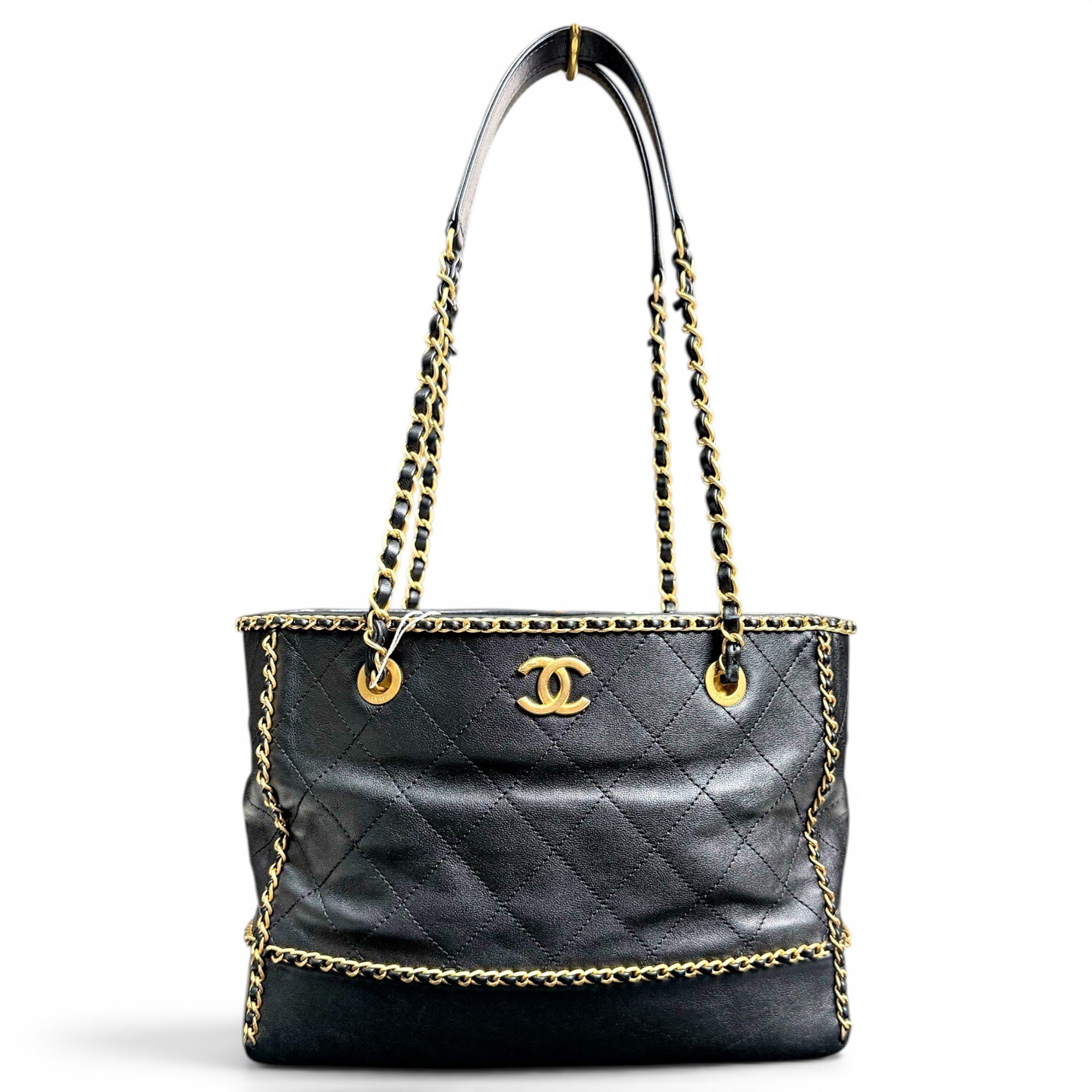 Leather tote
