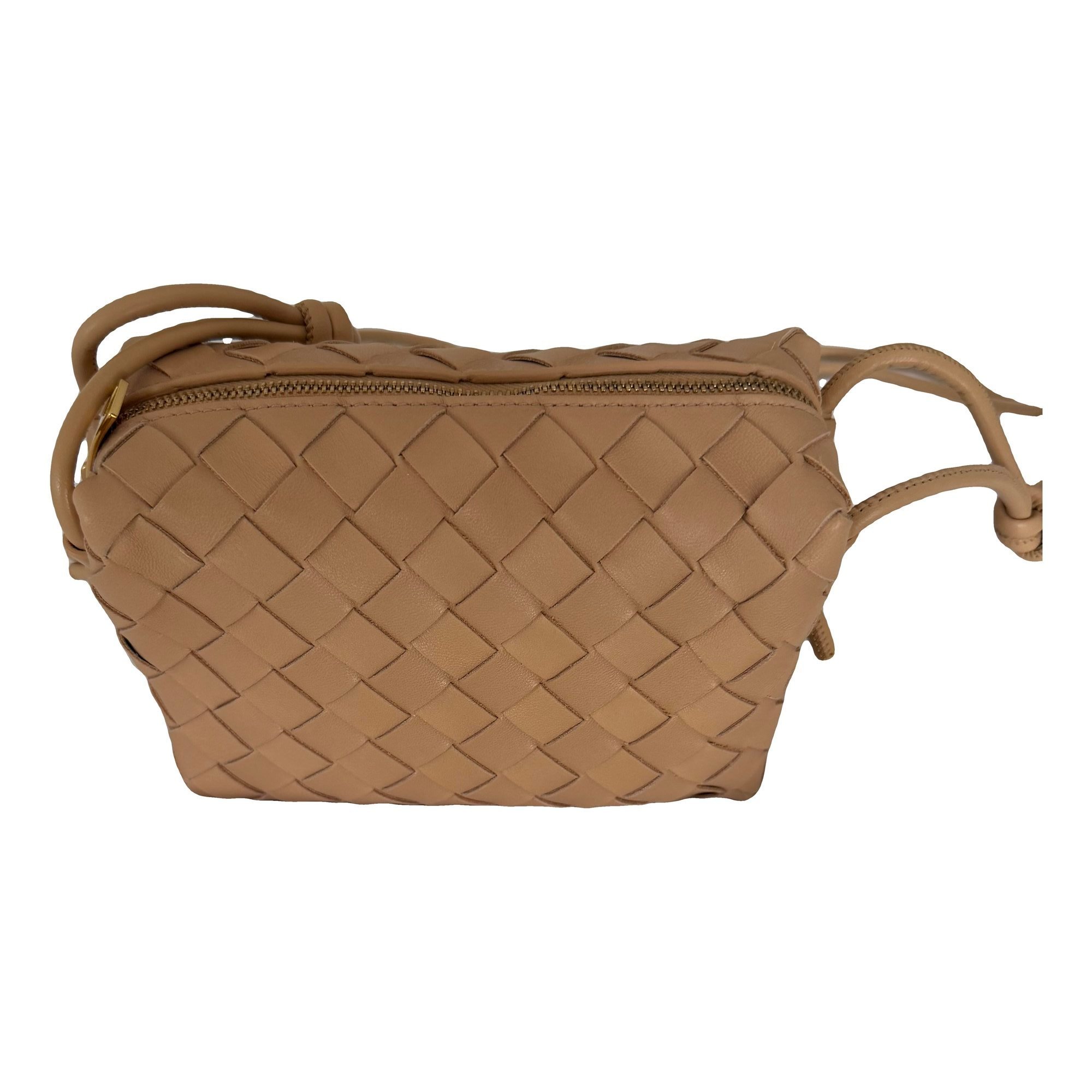 Loop leather crossbody bag