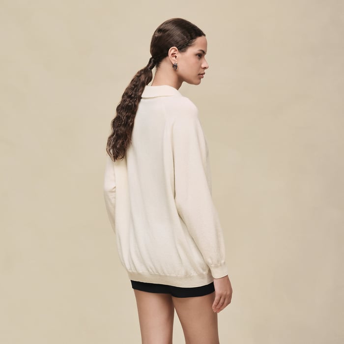 Blanc Naturel Wide Sweater