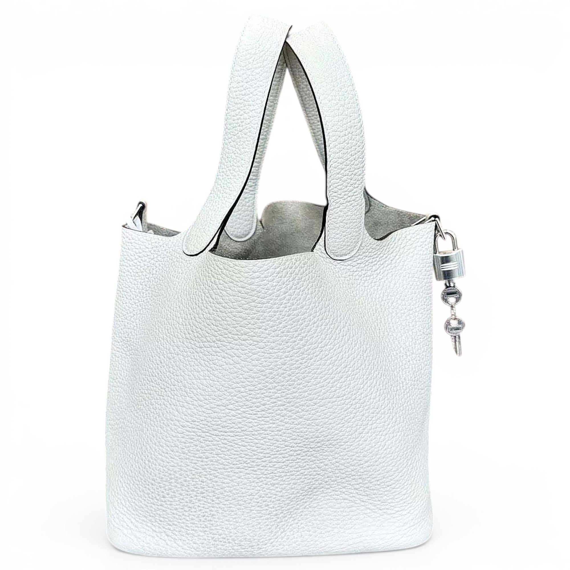 Picotin leather handbag