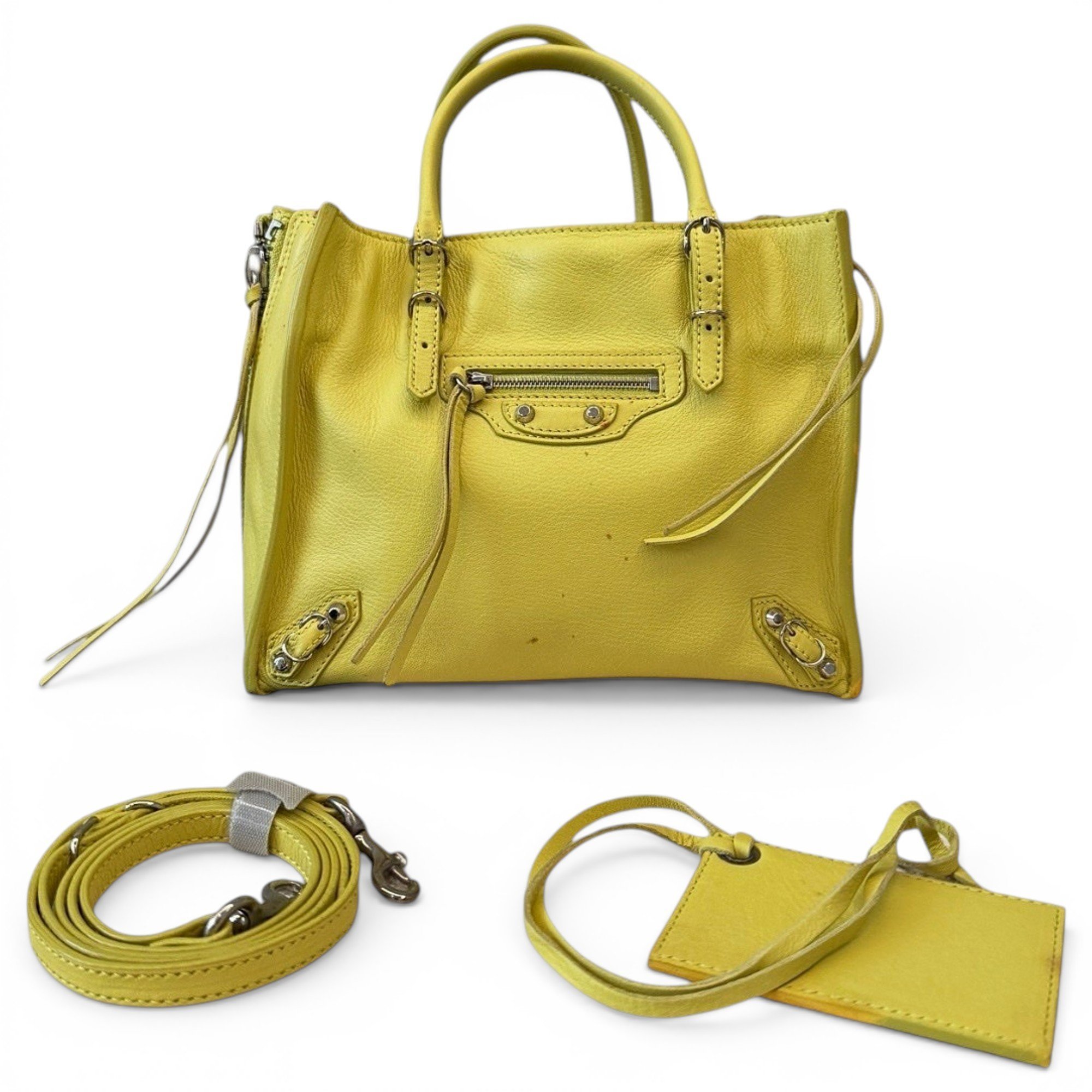 Papier leather mini bag
