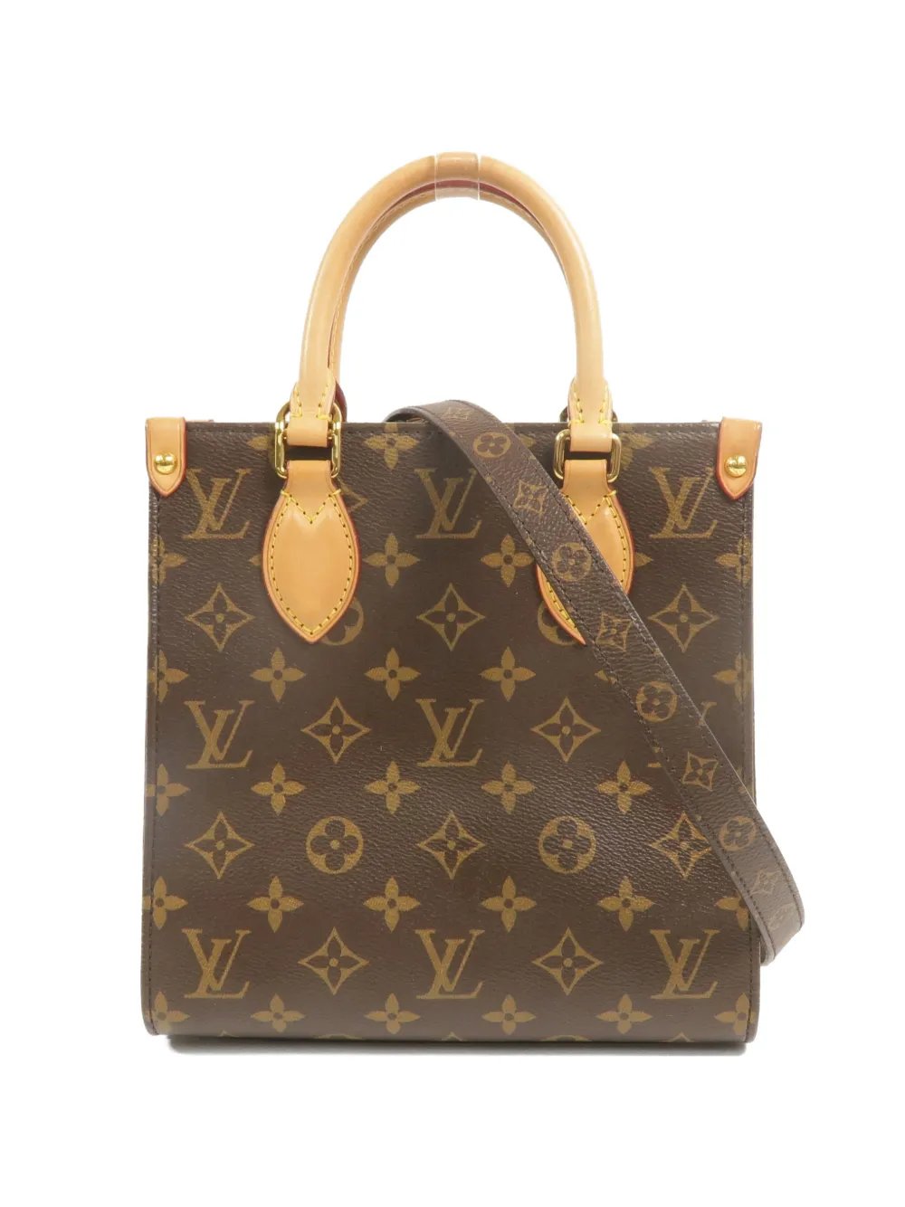 BB Sac Plat Monogram canvas tote bag