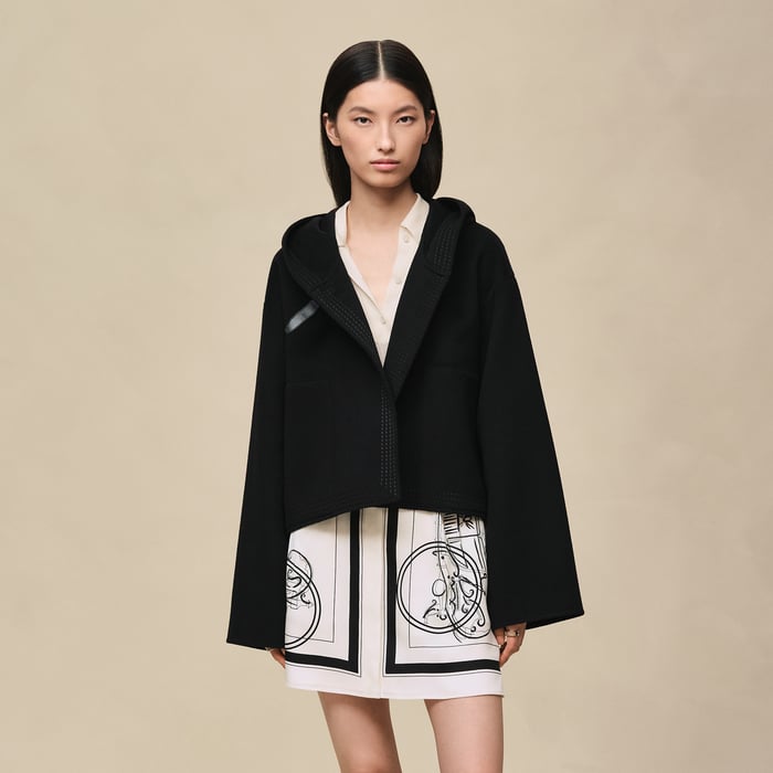 Noir Hooded Jacket