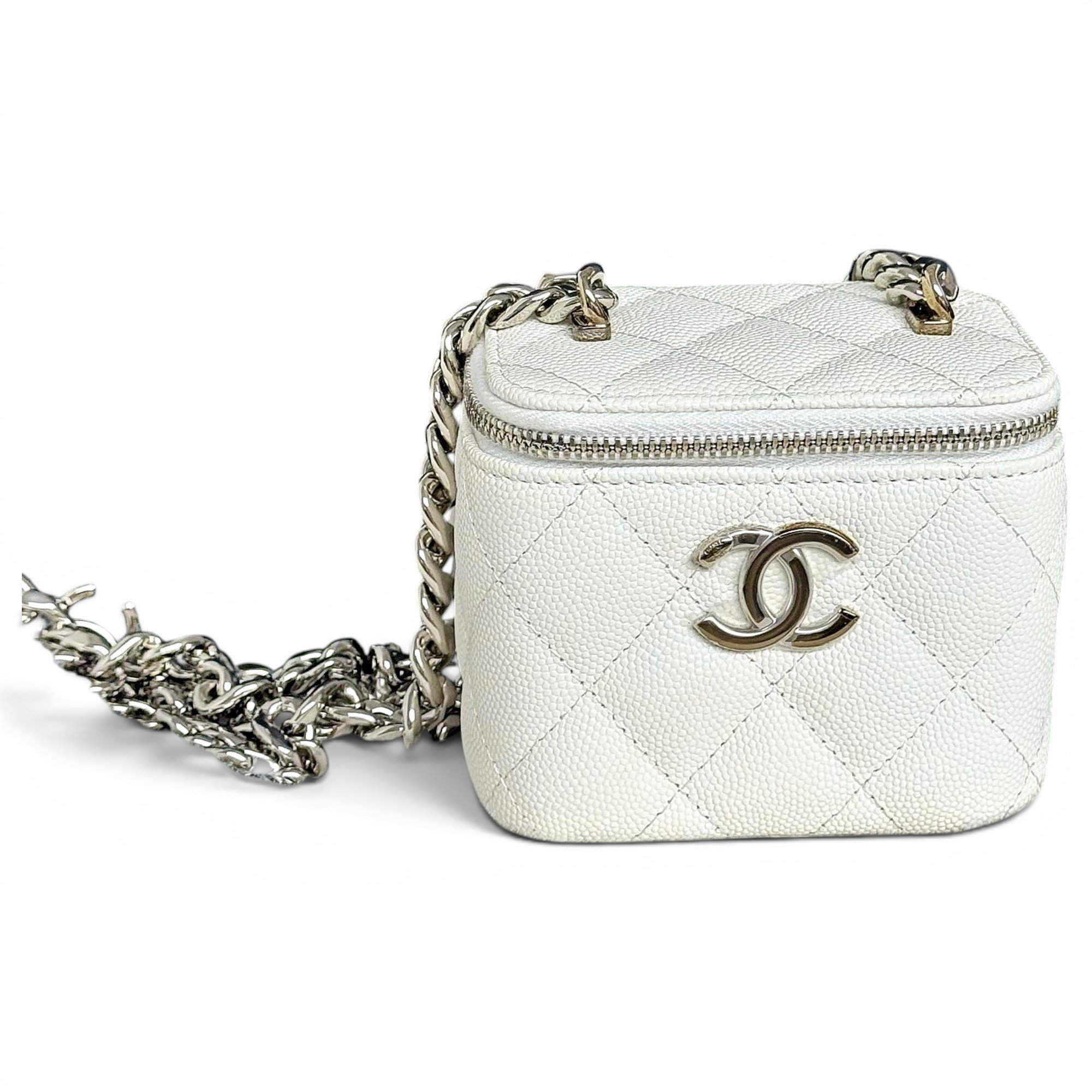 Trendy CC Vanity leather handbag