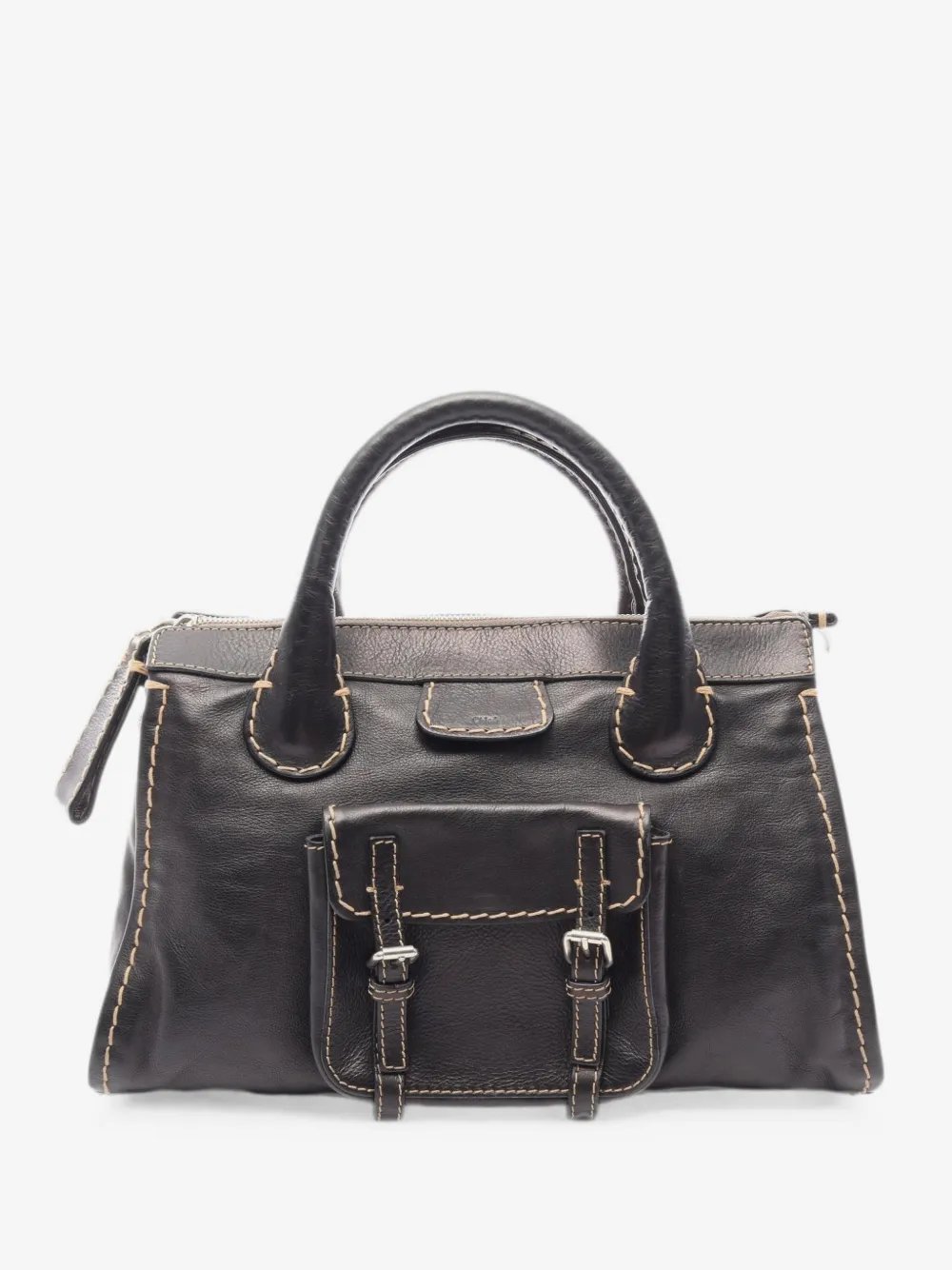 2000s Edith leather tote bag