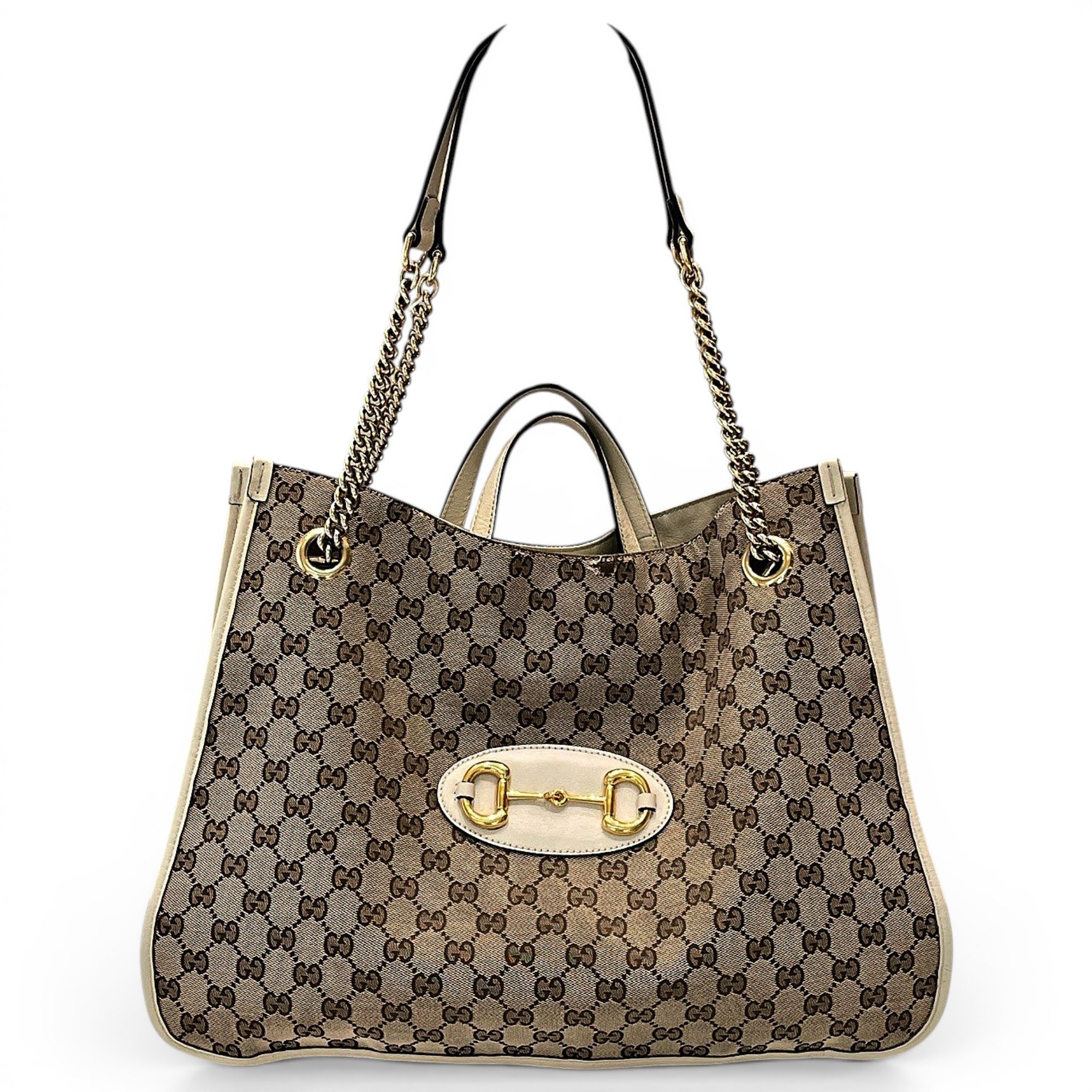 Horsebit 1955 Chain cloth handbag