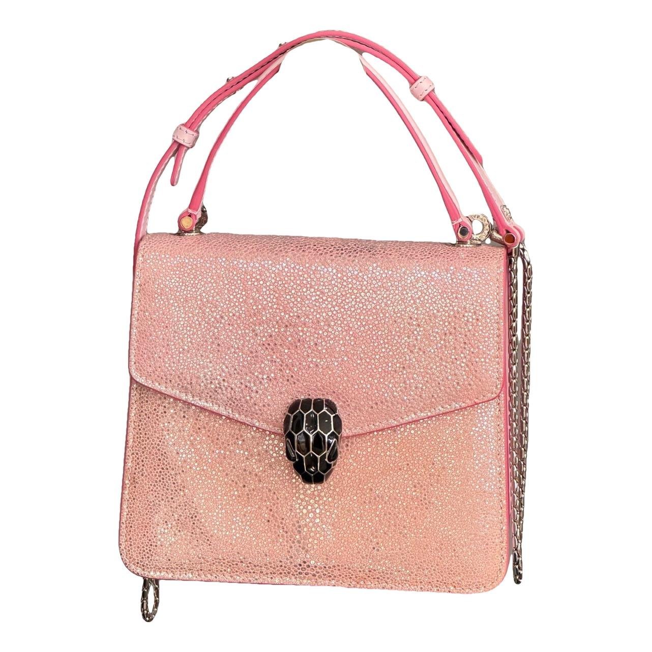 Serpenti leather handbag