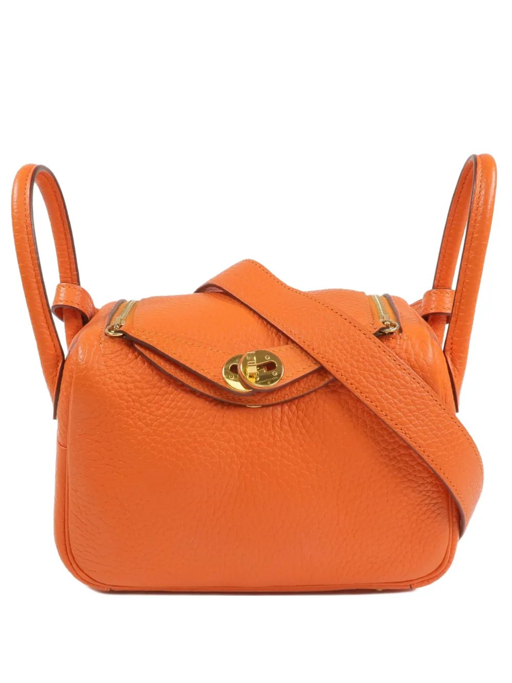 mini Lindy Togo~leather crossbody bag