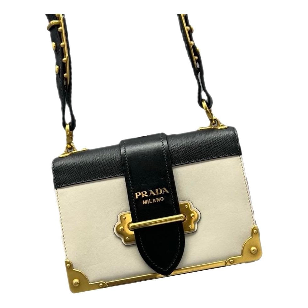 Cahier leather handbag