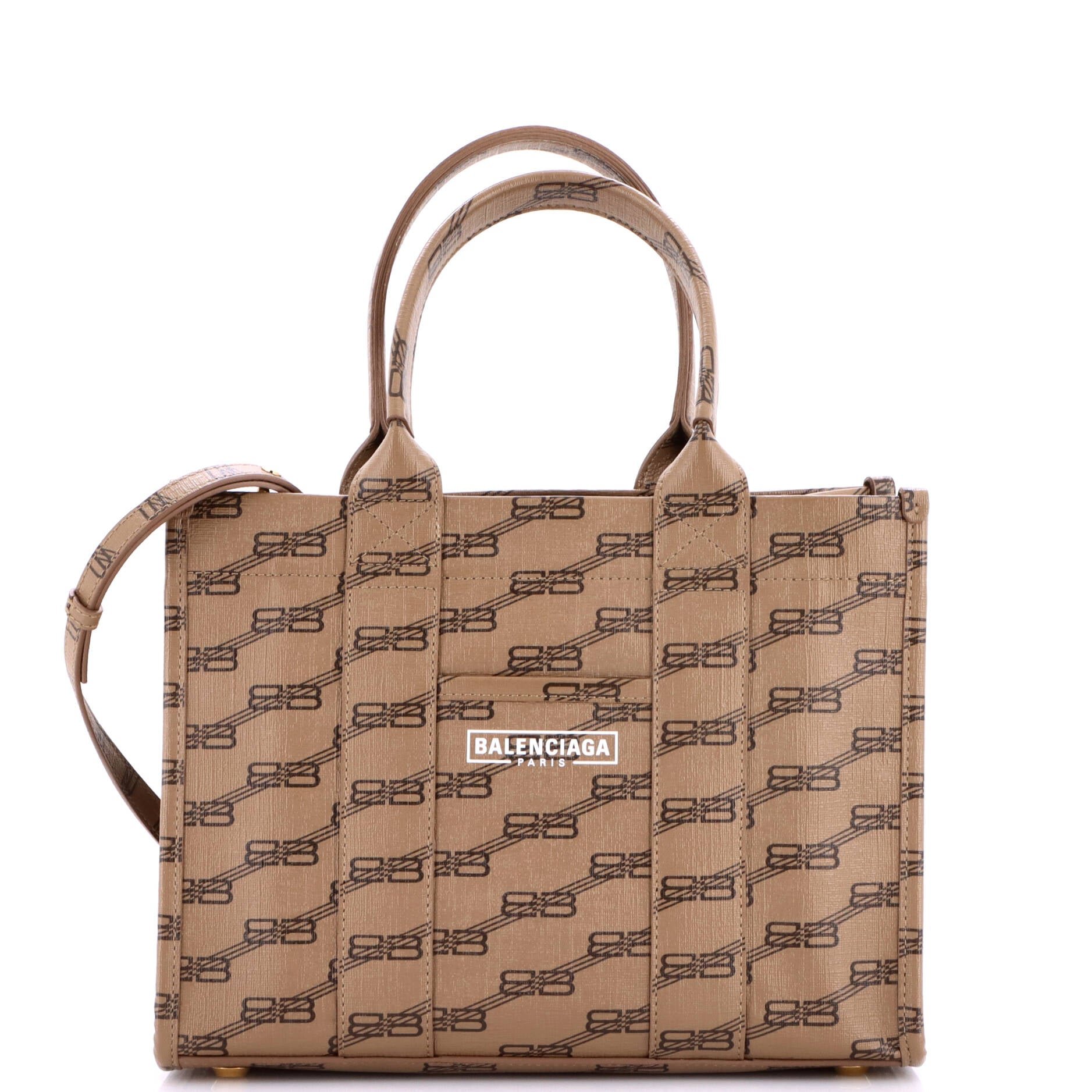 Hardware Tote BB Monogram Coated Canvas Small