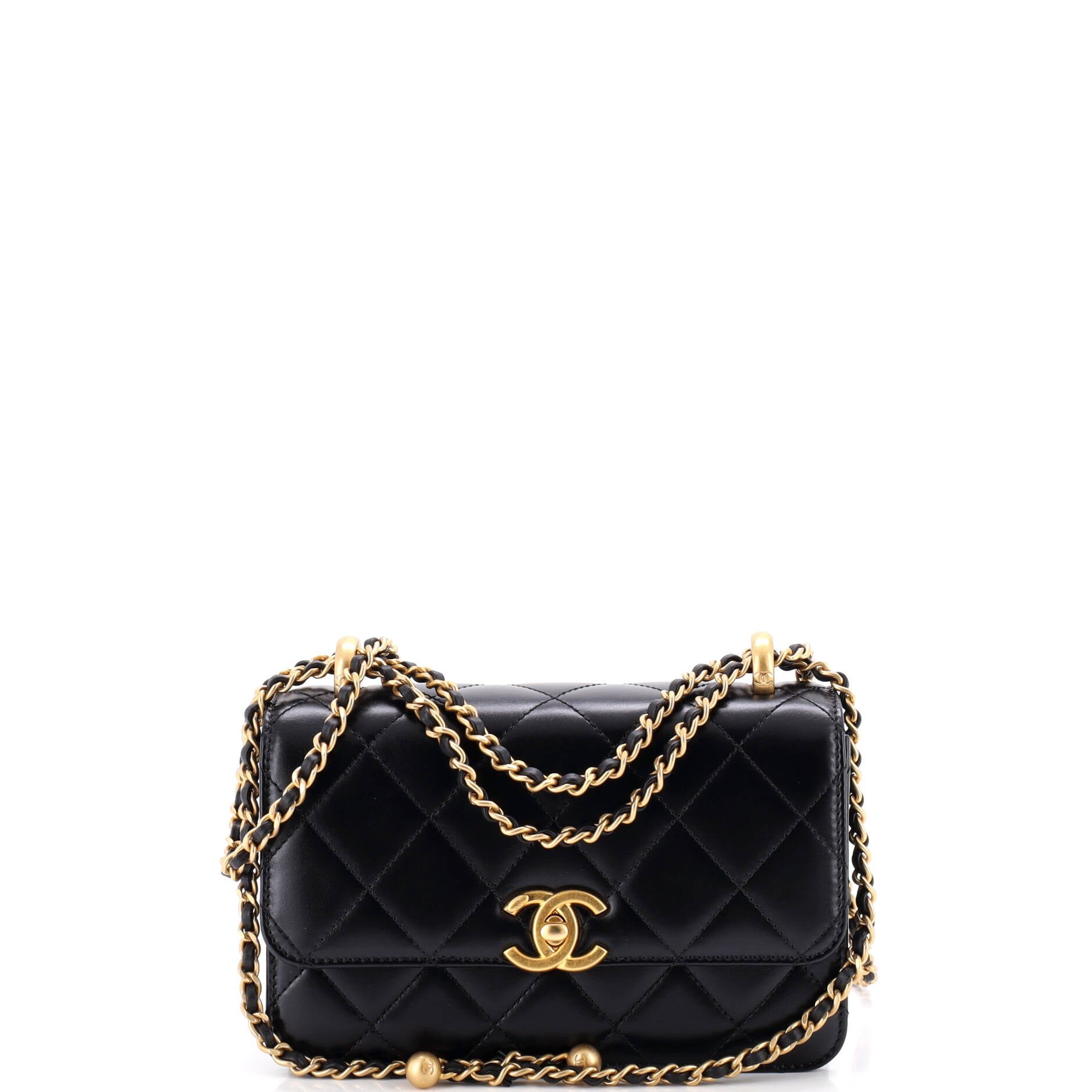 Perfect Fit Flap Bag Quilted Calfskin Mini