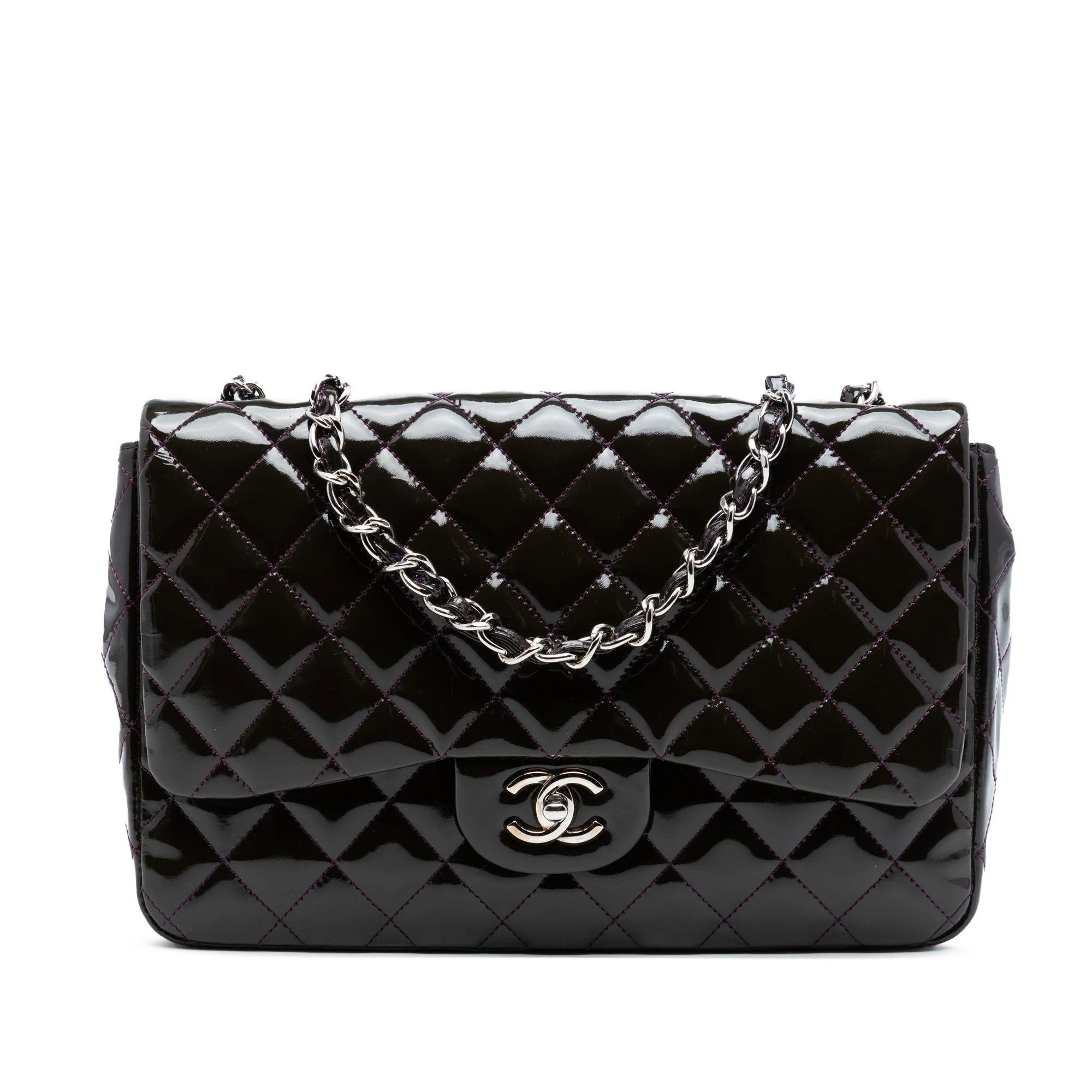 Timeless/Classique patent leather handbag