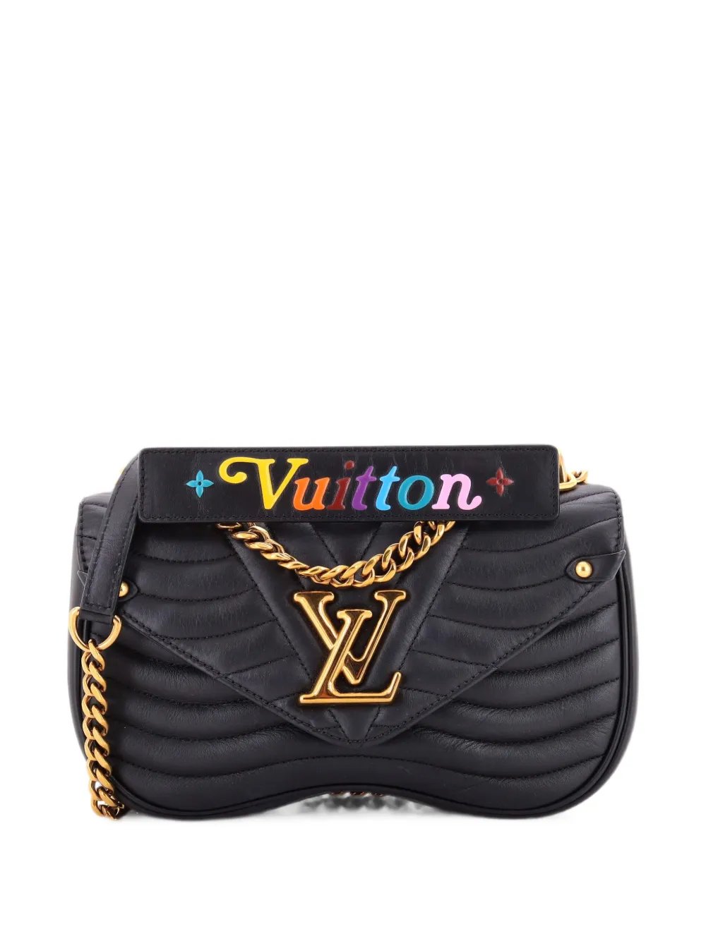 New Wave Chain Bag Quilted Leather MM crossbody bag