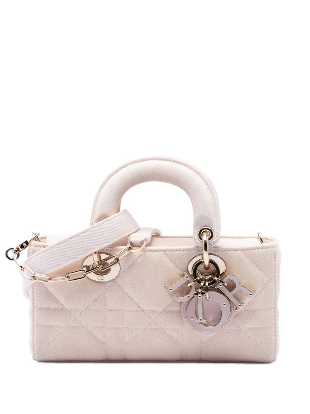 2024 Small Denim Macrocannage Lady D Joy satchel