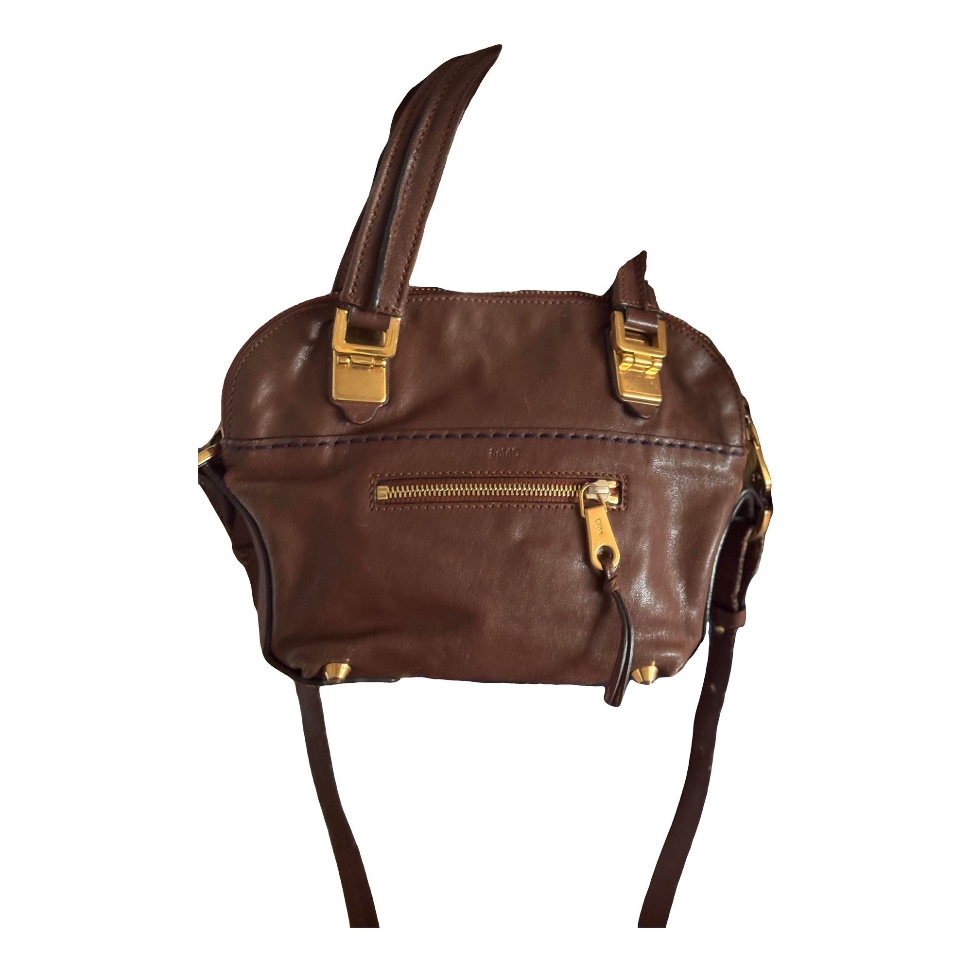 Leather handbag